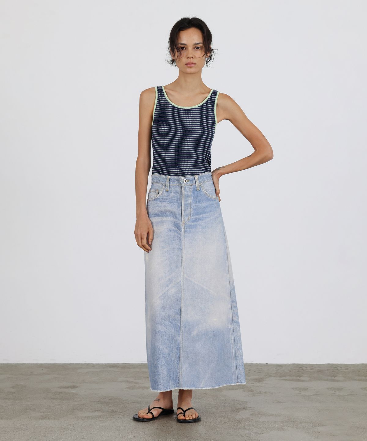 르바(LEVAR) Digital-Print Relaxed Skirt - Digital print