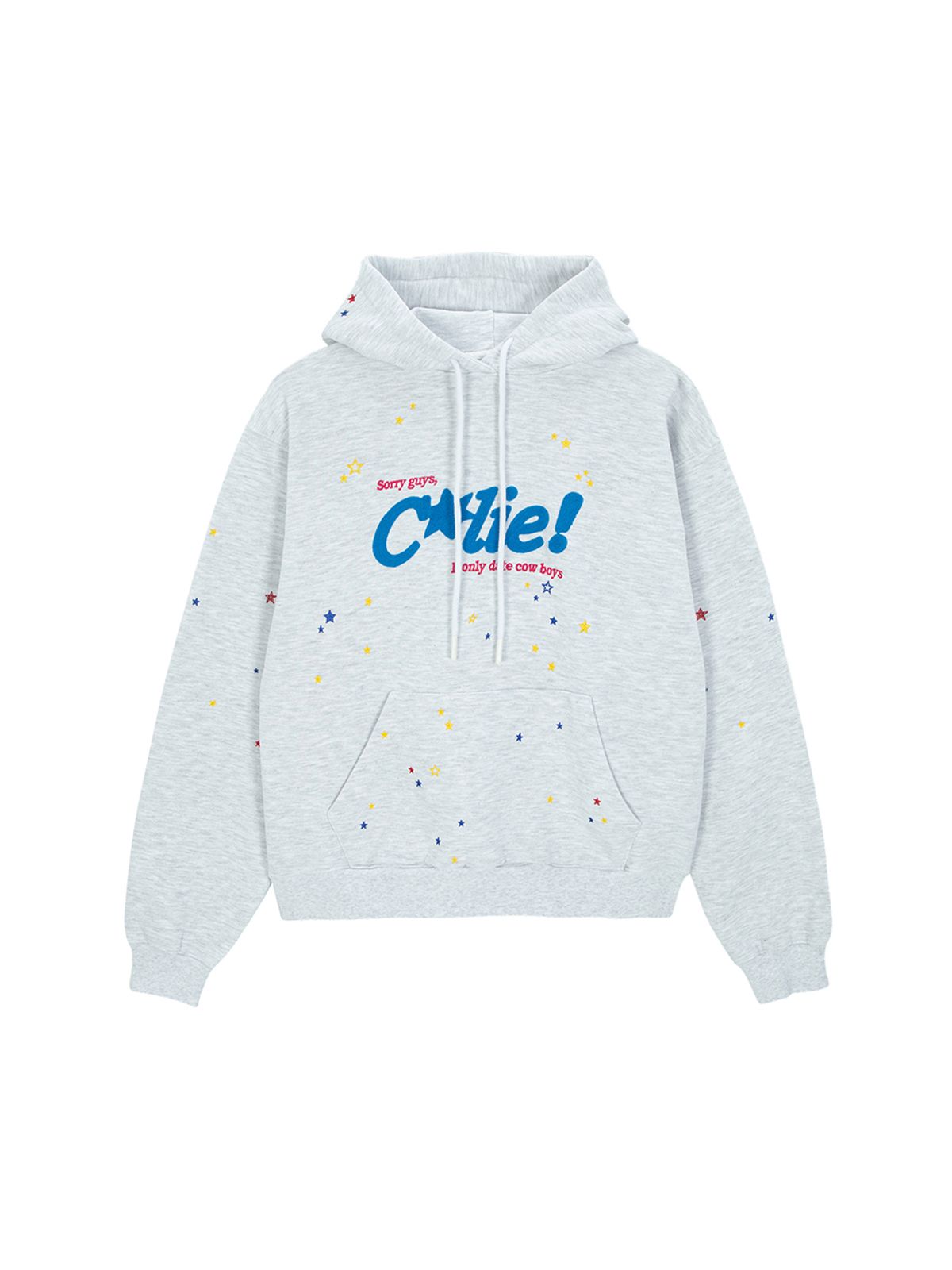 에즈이프 캘리(ASIF CALIE) STAR CALIE HOODIE WHITEMELANGE