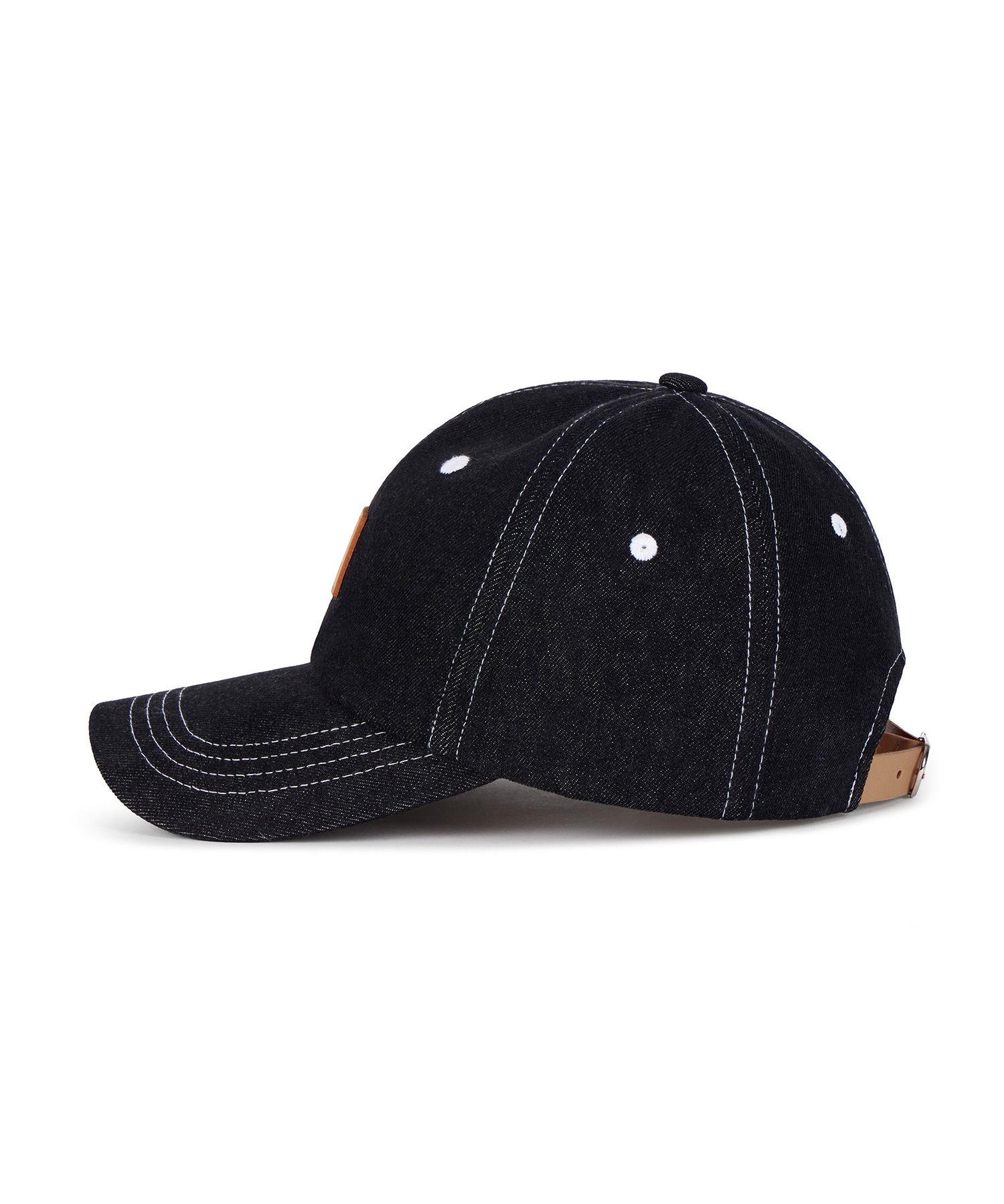 ★韓国の人気★【VARZAR】★VA Square Denim Label Ball Ca.p★ MUSINSA公式 | VARZAR VA Square Denim Label Ball Cap Black Blue