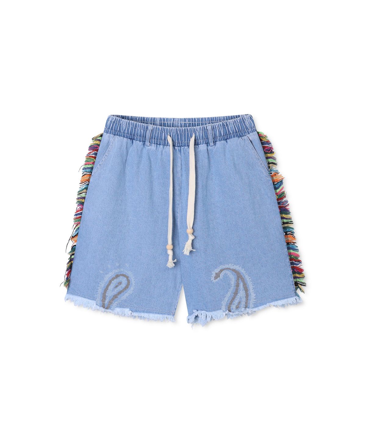 에씰미(ESEELMI) HP PAISLEY 1/2 PANTS (ver. DENIM LIGHT BLUE)