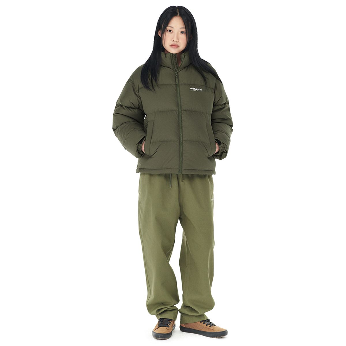 마하그리드(MAHAGRID) BASIC DUCKDOWN PARKA OLIVE(MG2BWMB900A)