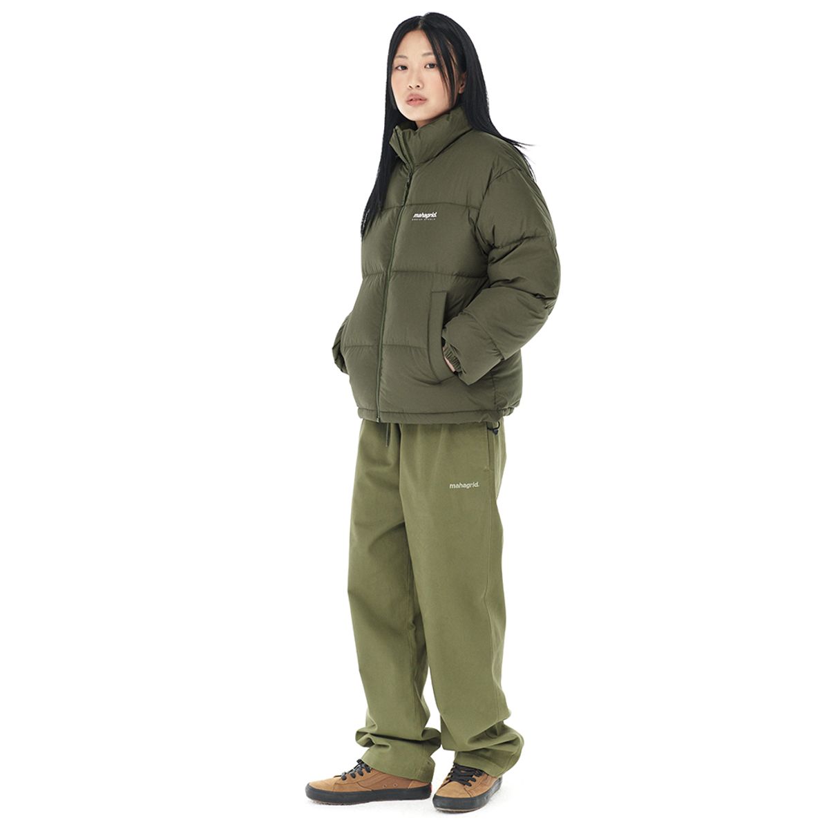 마하그리드(MAHAGRID) BASIC DUCKDOWN PARKA OLIVE(MG2BWMB900A)