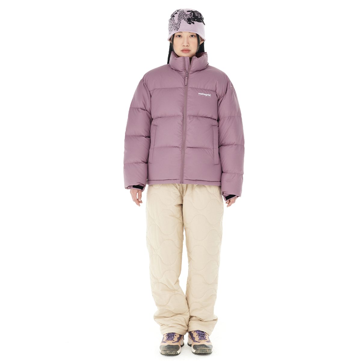 마하그리드(MAHAGRID) BASIC DUCKDOWN PARKA PINK(MG2EWMB900A)