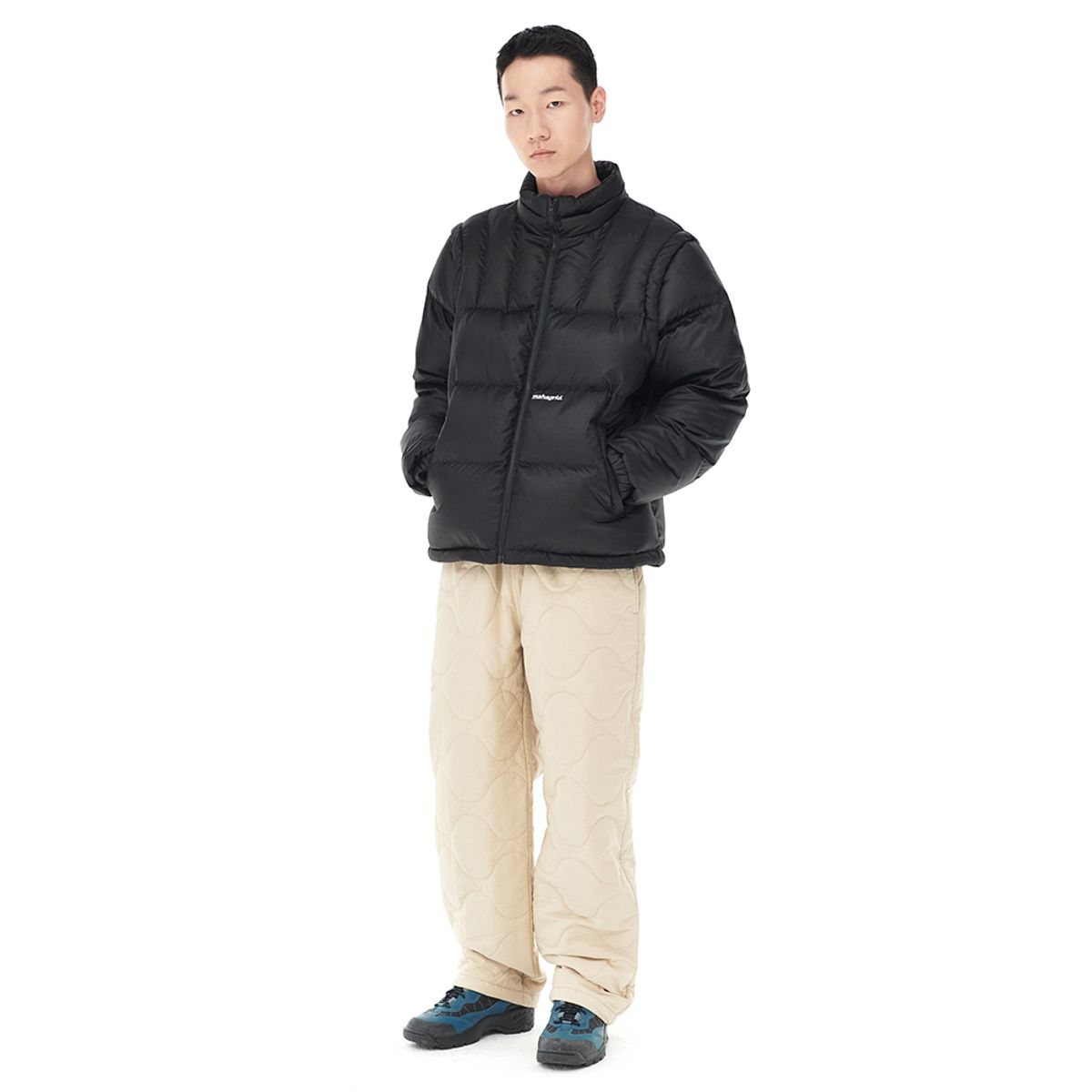 마하그리드(MAHAGRID) DETACHABLE DOWN PUFFER BLACK(MG2DWMB901A)