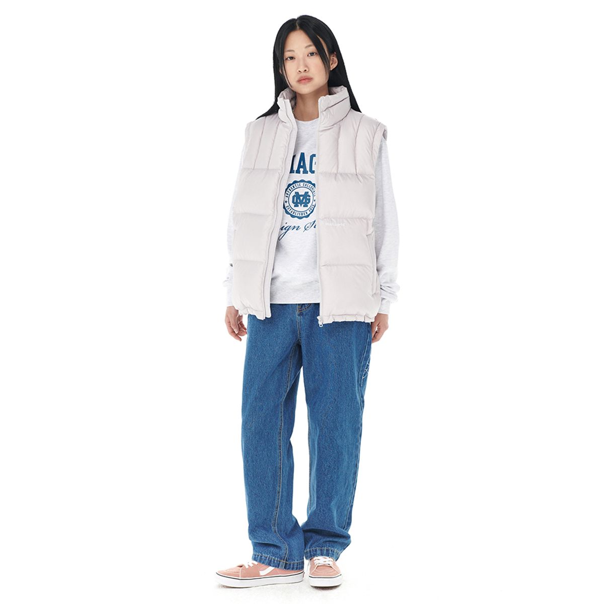 마하그리드(MAHAGRID) DETACHABLE DOWN PUFFER SILVER(MG2DWMB901A)