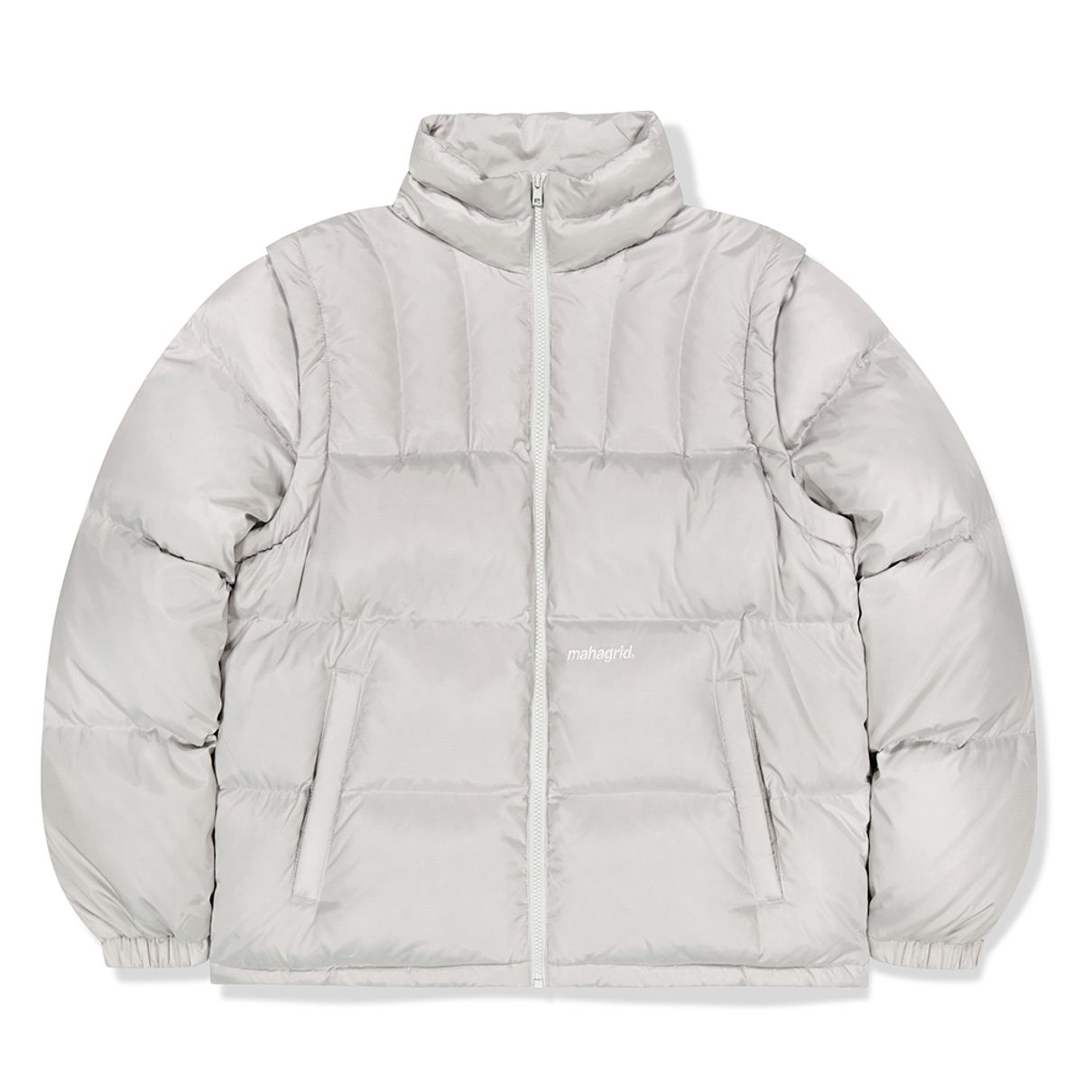 마하그리드(MAHAGRID) DETACHABLE DOWN PUFFER SILVER(MG2DWMB901A)
