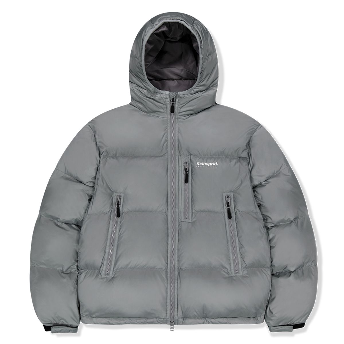 마하그리드(MAHAGRID) HOODED DOWN PUFFER GREY(MG2DWMB902A)