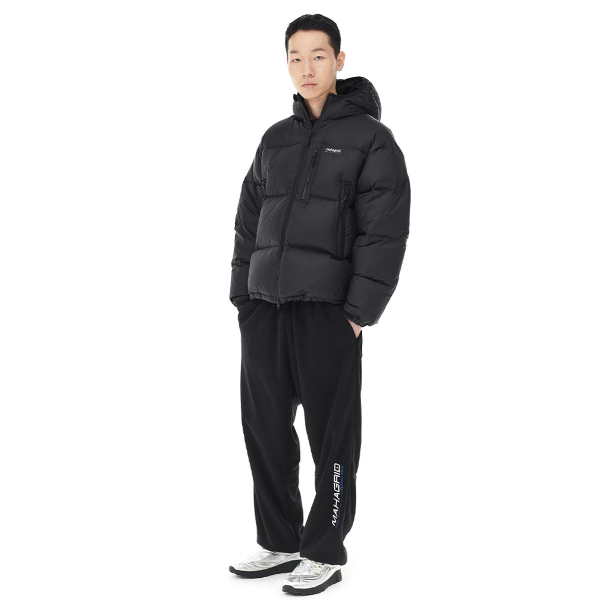 마하그리드(MAHAGRID) HOODED DOWN PUFFER BLACK(MG2DWMB902A)