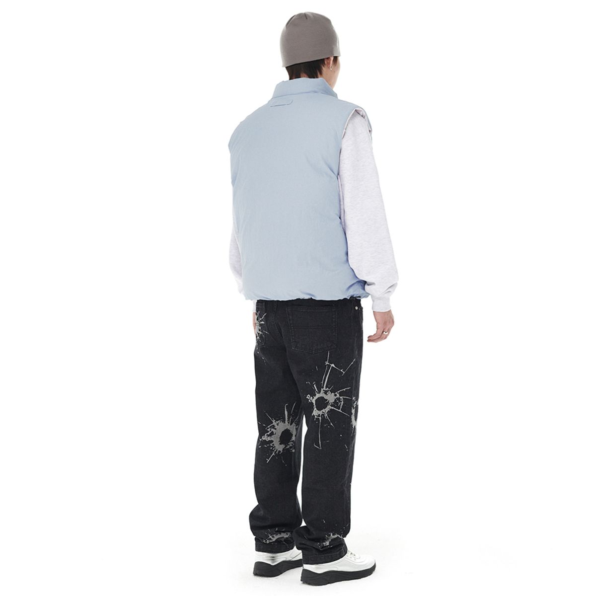 마하그리드(MAHAGRID) REVERSIBLE DOWN VEST GREY(MG2DWMB990A)