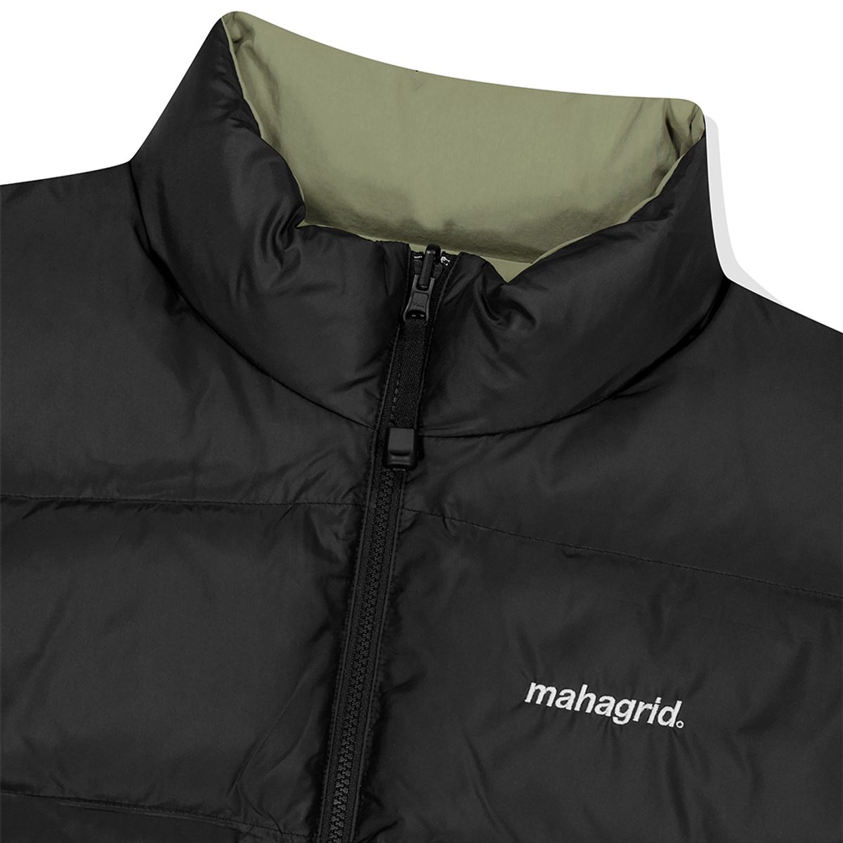 마하그리드(MAHAGRID) REVERSIBLE DOWN VEST BLACK(MG2DWMB990A)