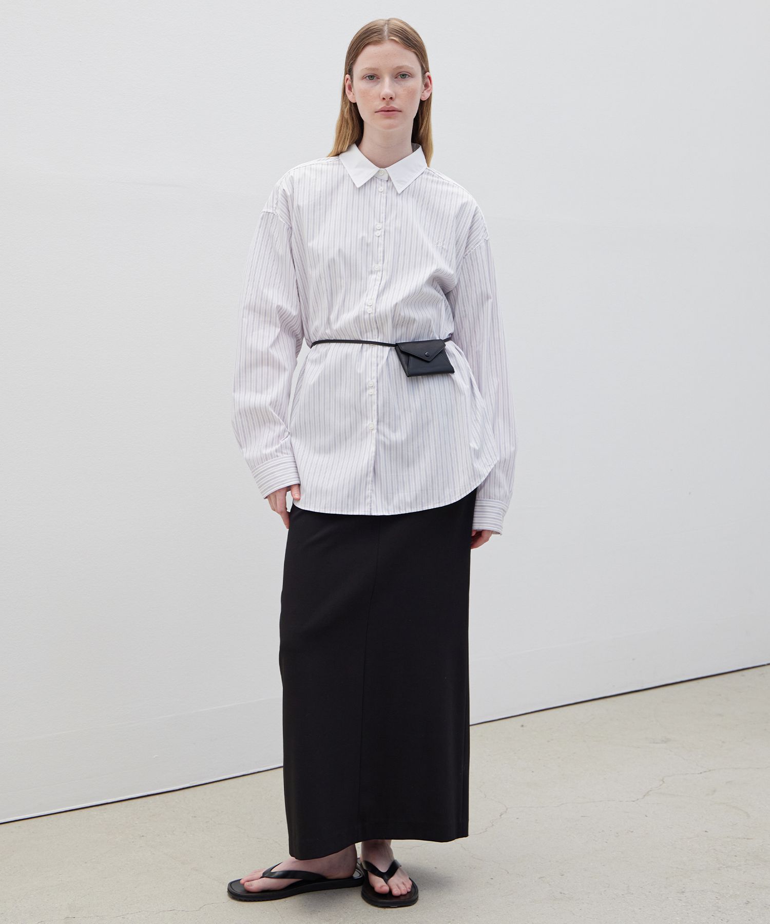 スカート OPEN YY_TheOpen Product STRAPLAYERED MAXI SKIRT (BLACK) Open YY - BLACK DO IT BETTER MAXI SKIRT – LE LABO STORE