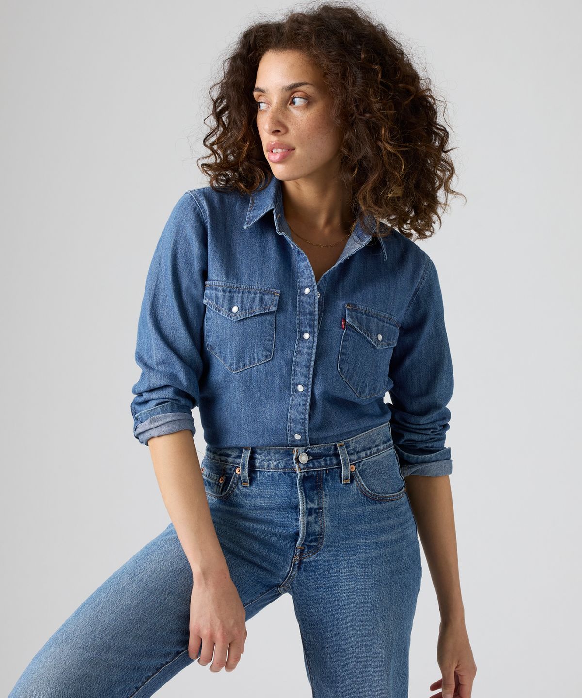 리바이스(LEVI'S) 아이코닉 웨스턴 셔츠 16786-0017