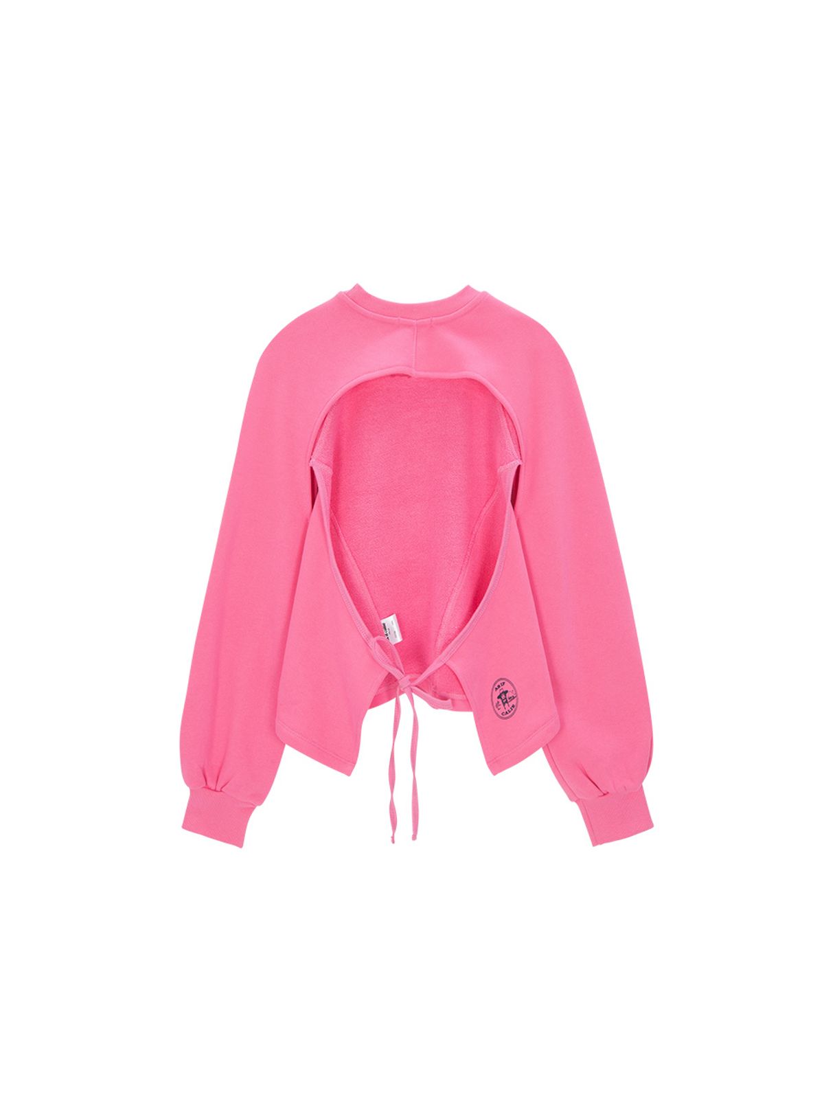 에즈이프 캘리(ASIF CALIE) BACK STRING SWEATSHIRT PINK