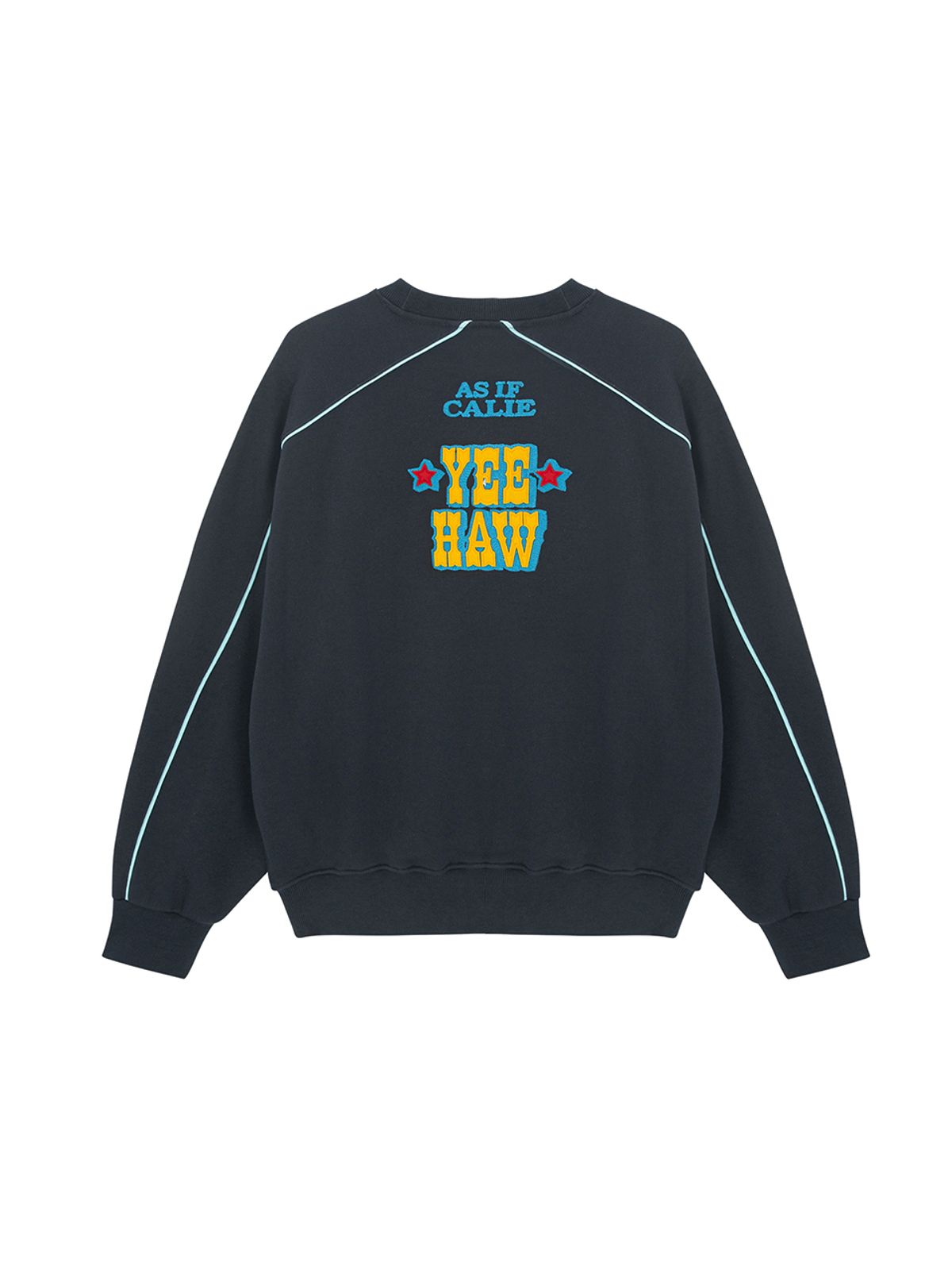 에즈이프 캘리(ASIF CALIE) HOWDY PIPING SWEATSHIRT NAVY
