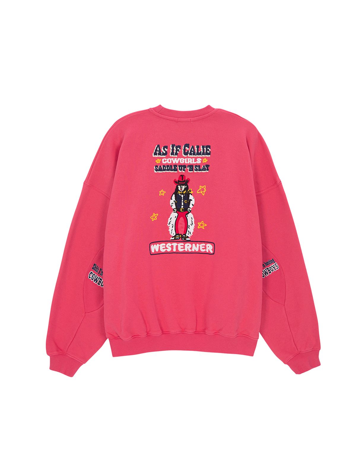 에즈이프 캘리(ASIF CALIE) WESTERN SHOW SWEATSHIRT PINK