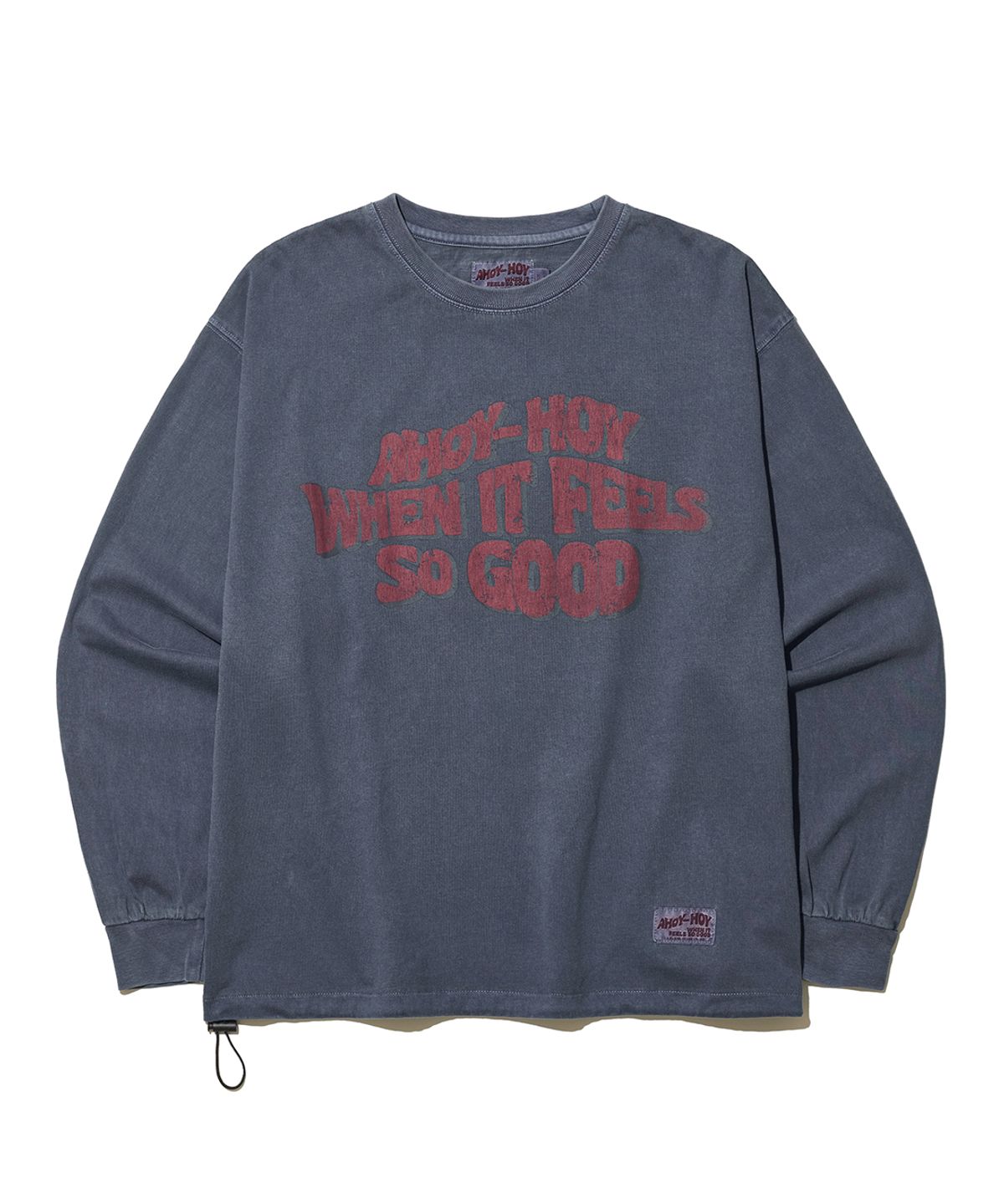 빅유니온(BIG UNION) OUR PIGMENT SLEEVE T-SHIRTS / BLUE