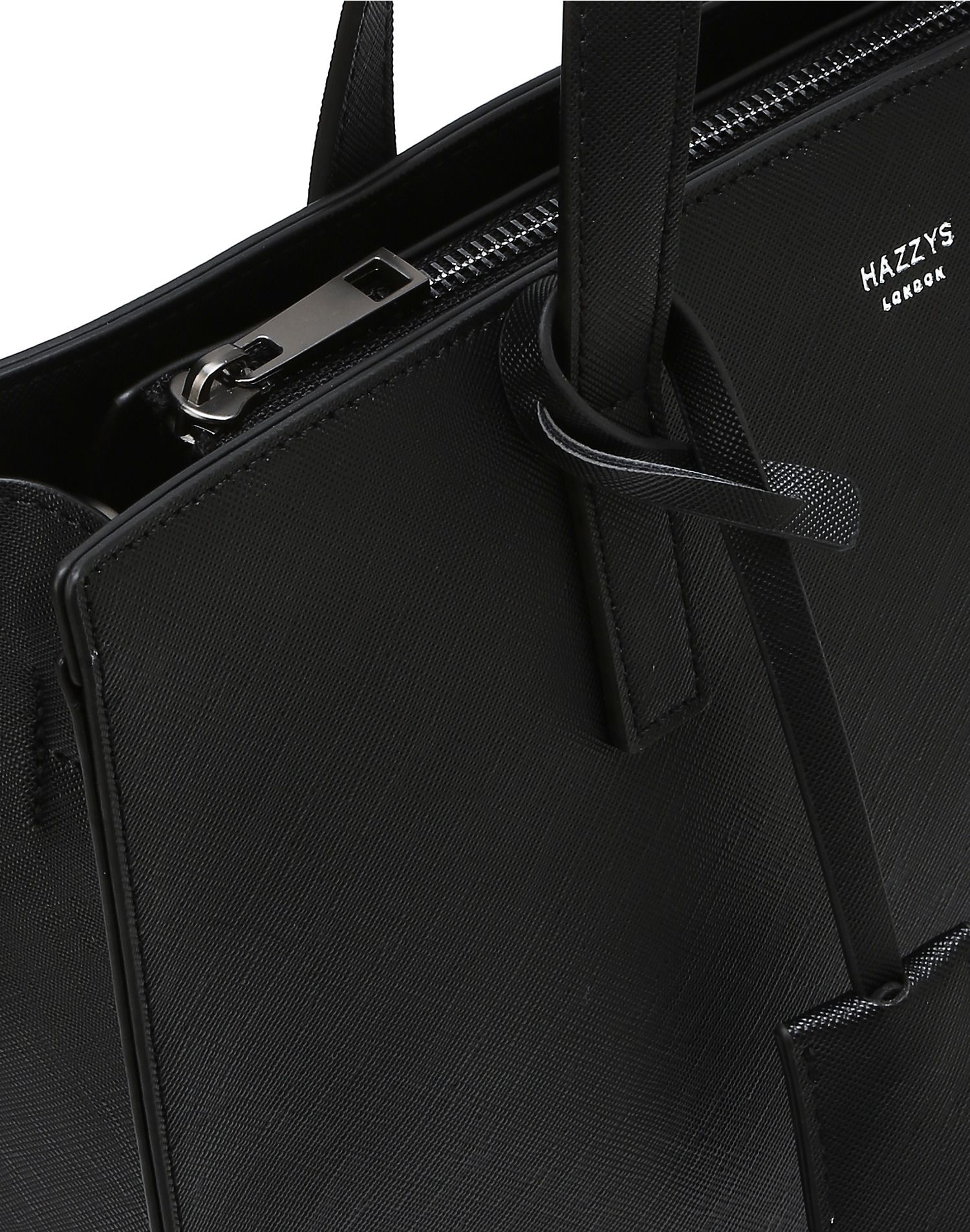 MUSINSA | HAZZYS MEN ACC [KEVIN] Black monochrome leather