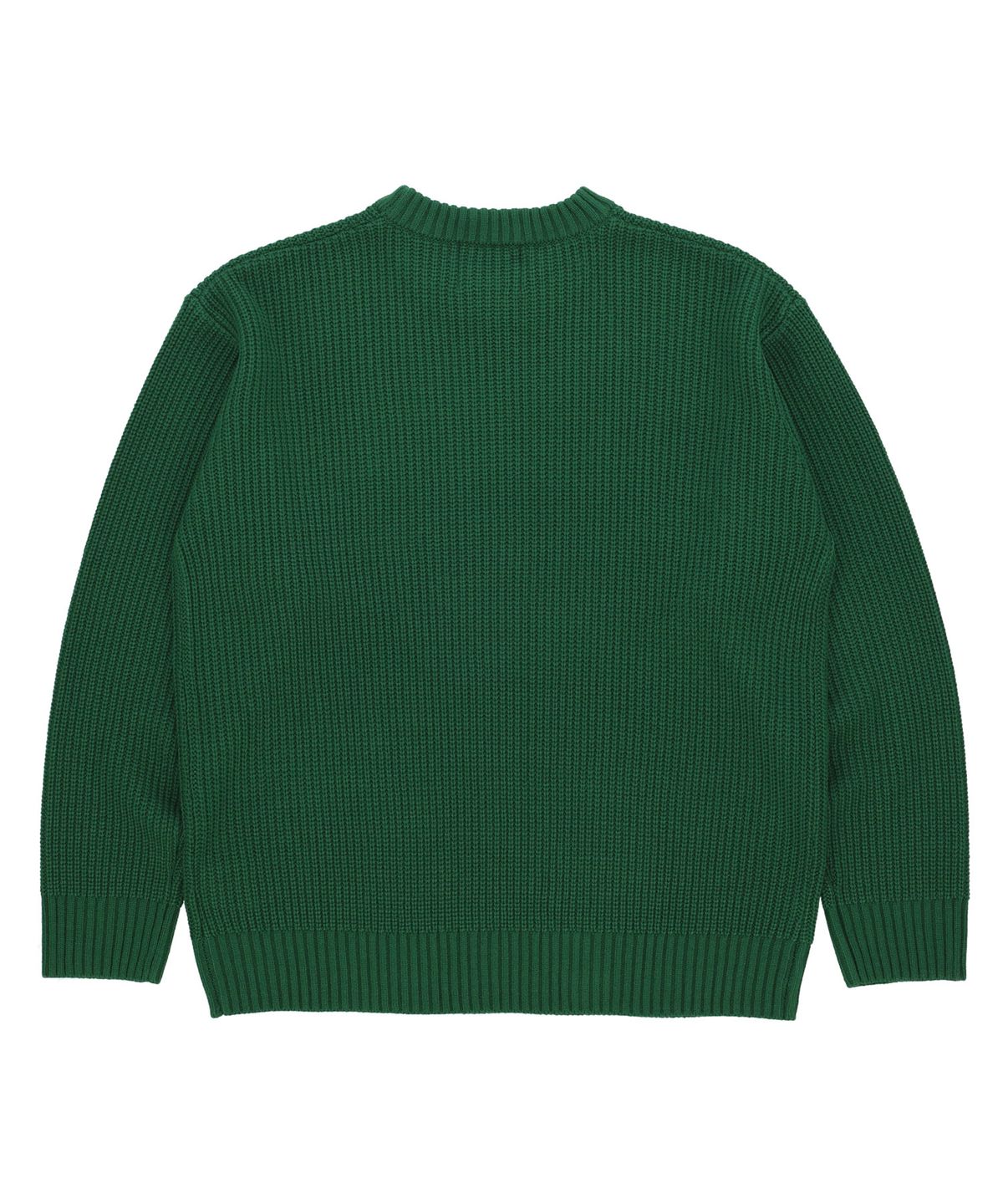 꼬모니노즈(COMONINOZ) BASIC CREW NECK KNIT [GREEN]