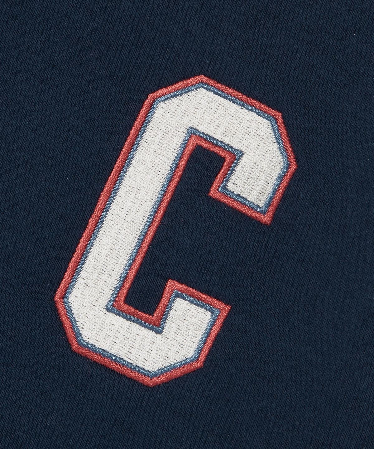 챔피온(CHAMPION) 컬러 블록 브이넥 스웨트셔츠 Normal Coral
