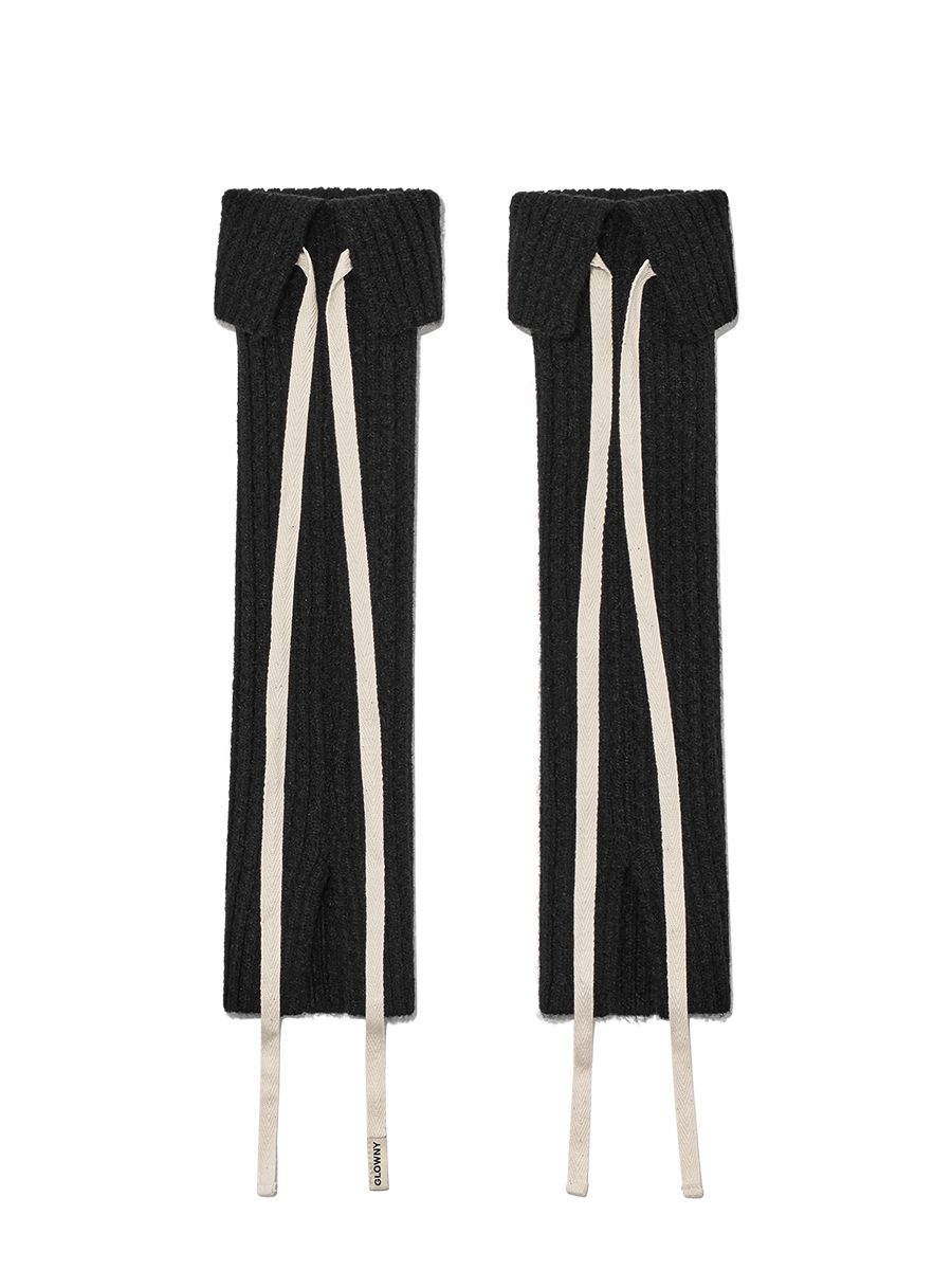★GLOWNY★ISA KNIT WARMER (BLACK)★正規品/韓国直送料込/人気 MUSINSA公式 | GLOWNY ISA KNIT WARMER (BLACK)