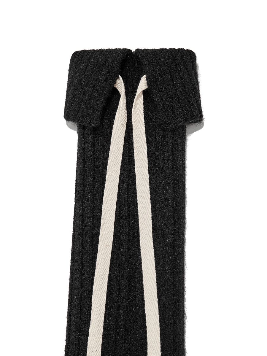 ★GLOWNY★ISA KNIT WARMER (BLACK)★正規品/韓国直送料込/人気 MUSINSA公式 | GLOWNY ISA KNIT WARMER (BLACK)