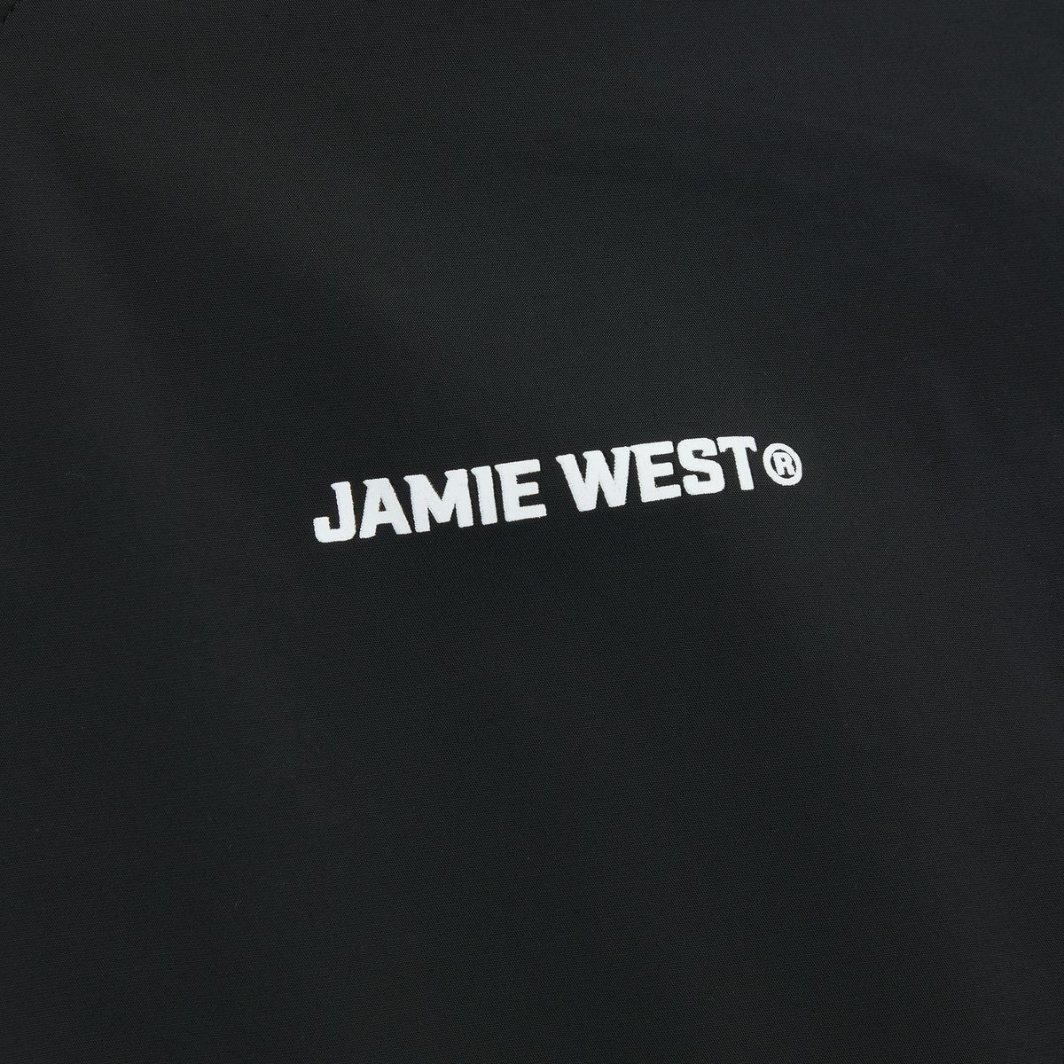 제이미웨스트(JAMIE WEST) 스쿼드 V넥 우븐 풀오버 (블랙)