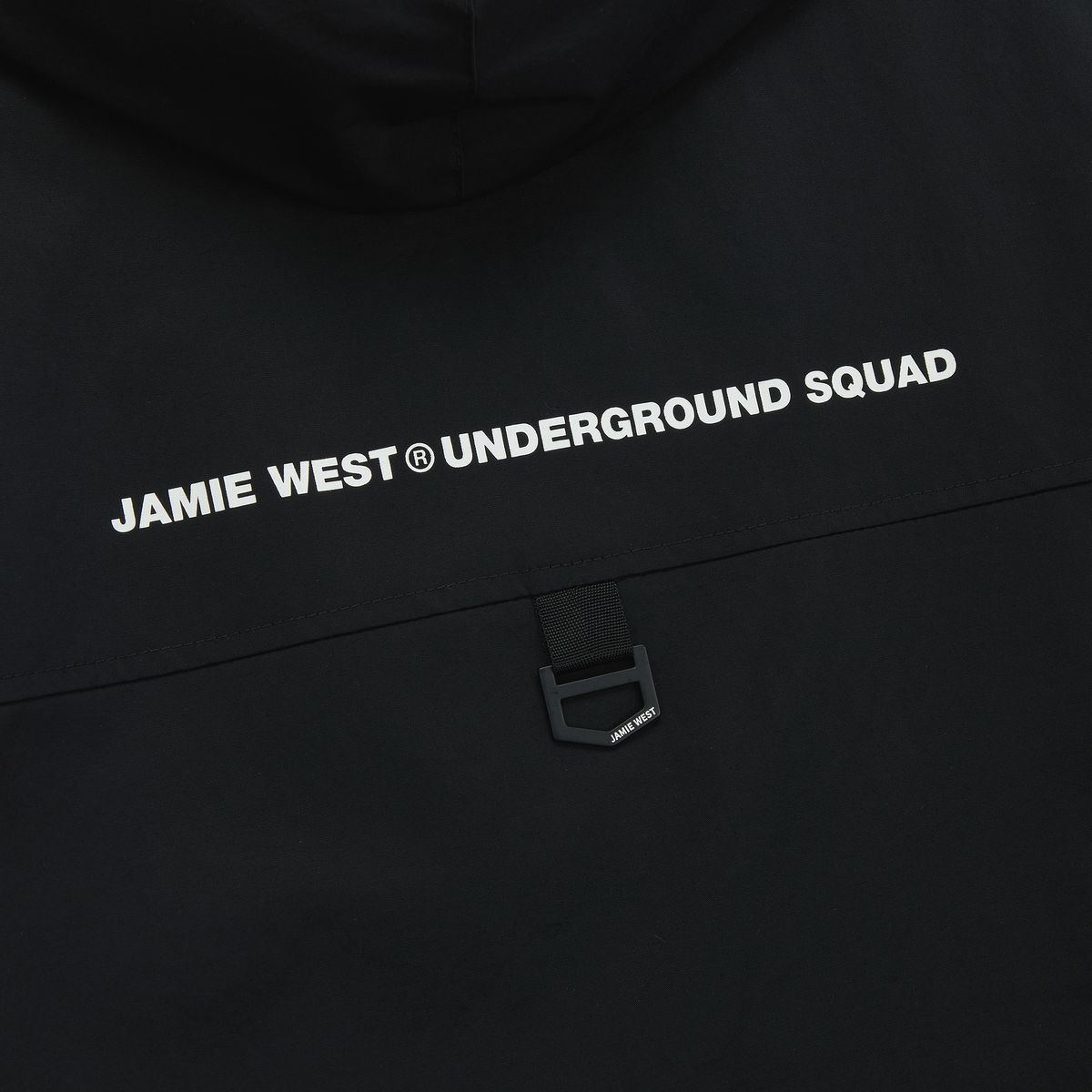 제이미웨스트(JAMIE WEST) 액티브 하프집업 후디 풀오버 (블랙)