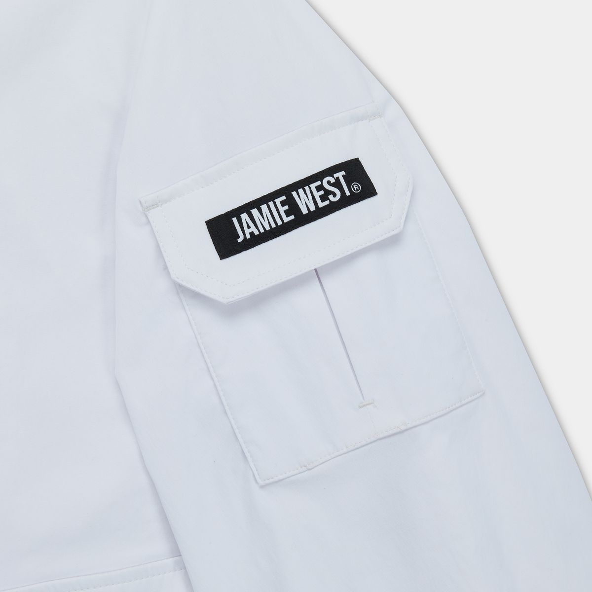 제이미웨스트(JAMIE WEST) 택티컬 아노락 풀오버 (화이트)