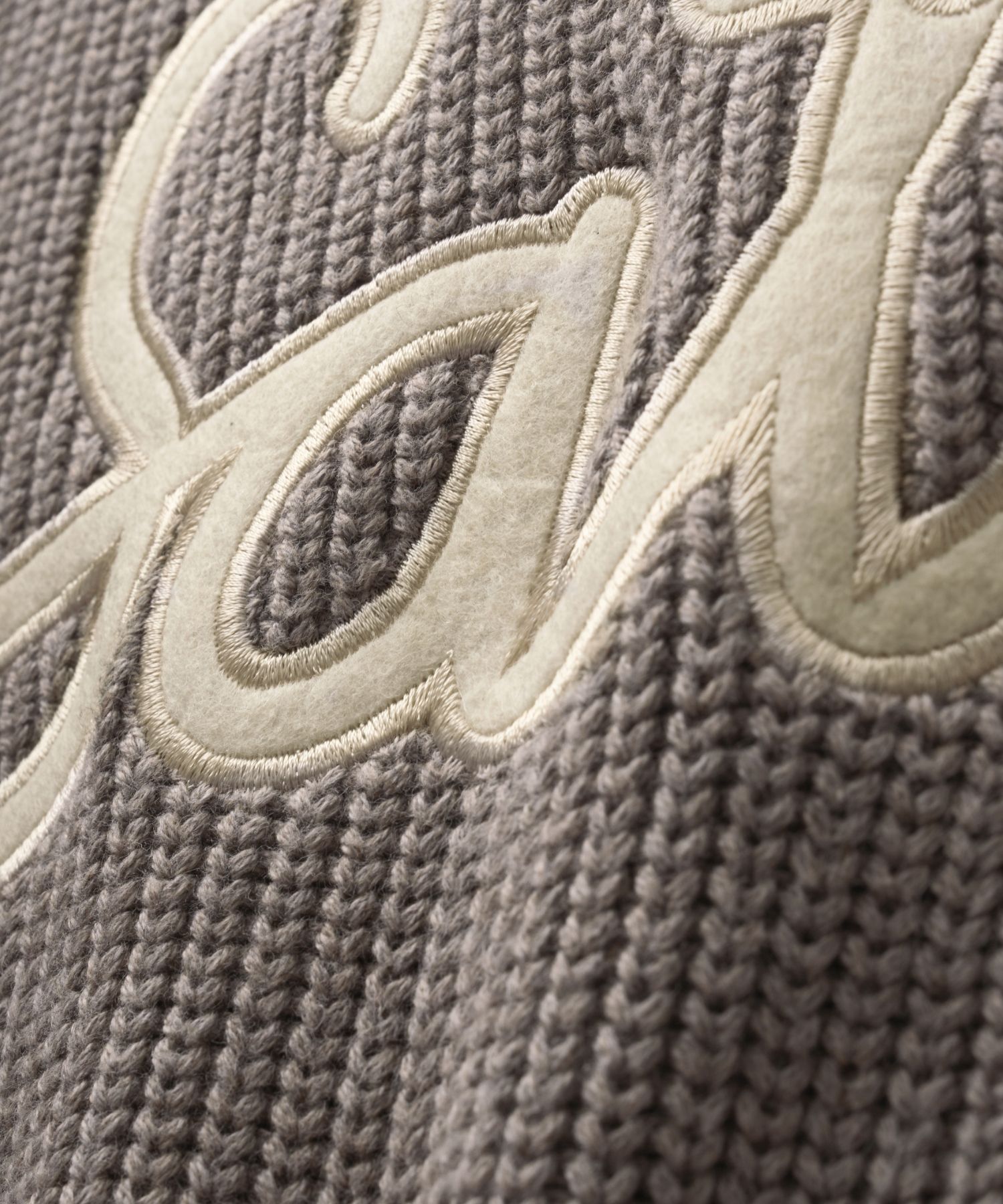 ◆SATUR◆ Applique Logo Cashmere Blend Hooded Knit Taupe Bro MUSINSA | SATUR Applique Logo Cashmere Blend Hooded Knit