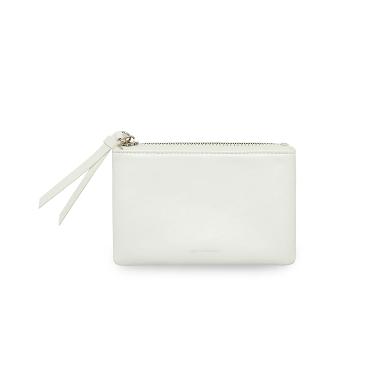 홈보이스포츠클럽(HOMEBOI SPORT CLUB) pouch wallet(소가죽파우치월렛) - 화이트
