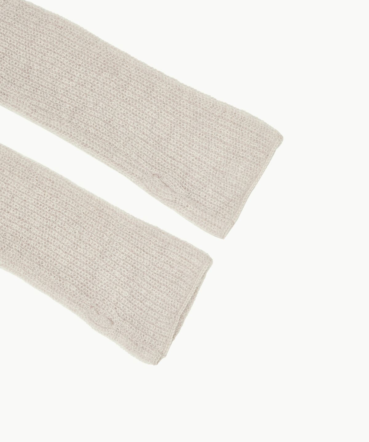 아모멘토(AMOMENTO) ALPACA ARM WARMER_LIGHT GREY