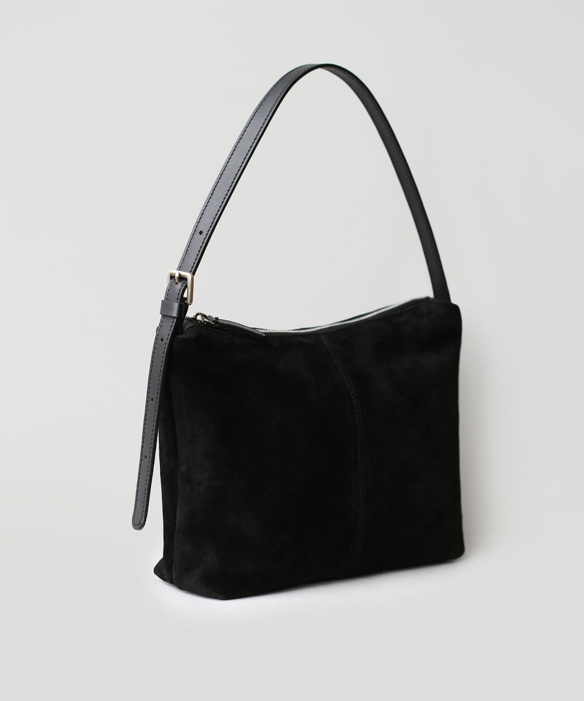 앤니즈(ANDNEEDS) Suede shoulder bag (black)