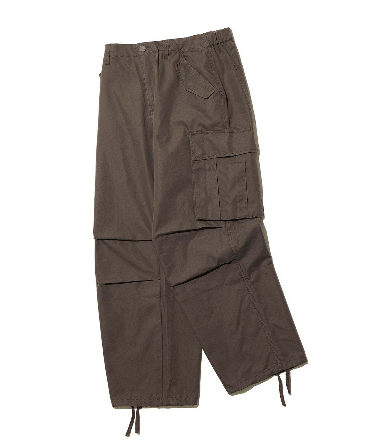 빅유니온(BIG UNION) PLEATED CARGO PANTS (CT) / BROWN
