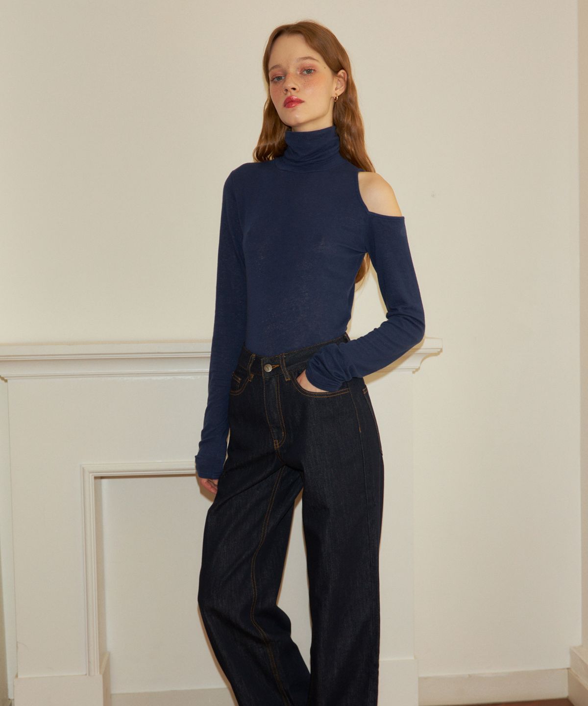 살롱 드 욘(SALON DE YOHN) Loose Fit Denim Pants_ Raw