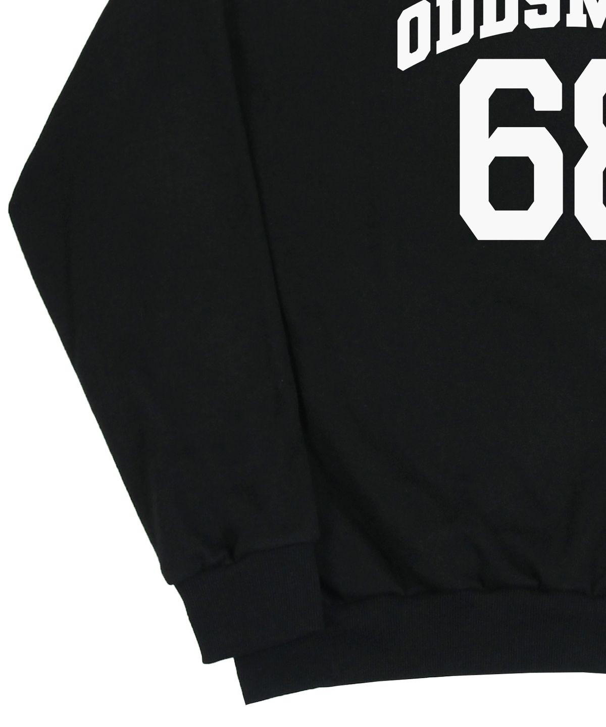 그레이버(GRAVER) [UNISEX]ODDSMILE 68 플라워스마일 맨투맨_블랙