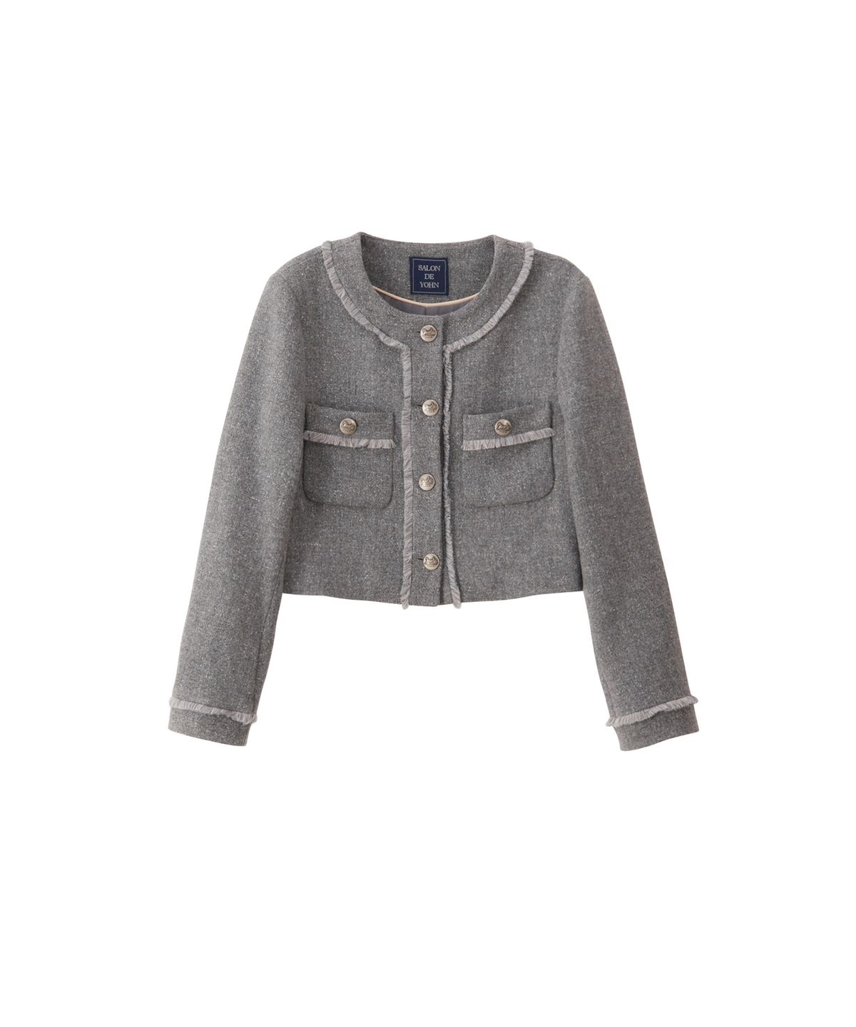 살롱 드 욘(SALON DE YOHN) Classic Wool Jacket_ Gray