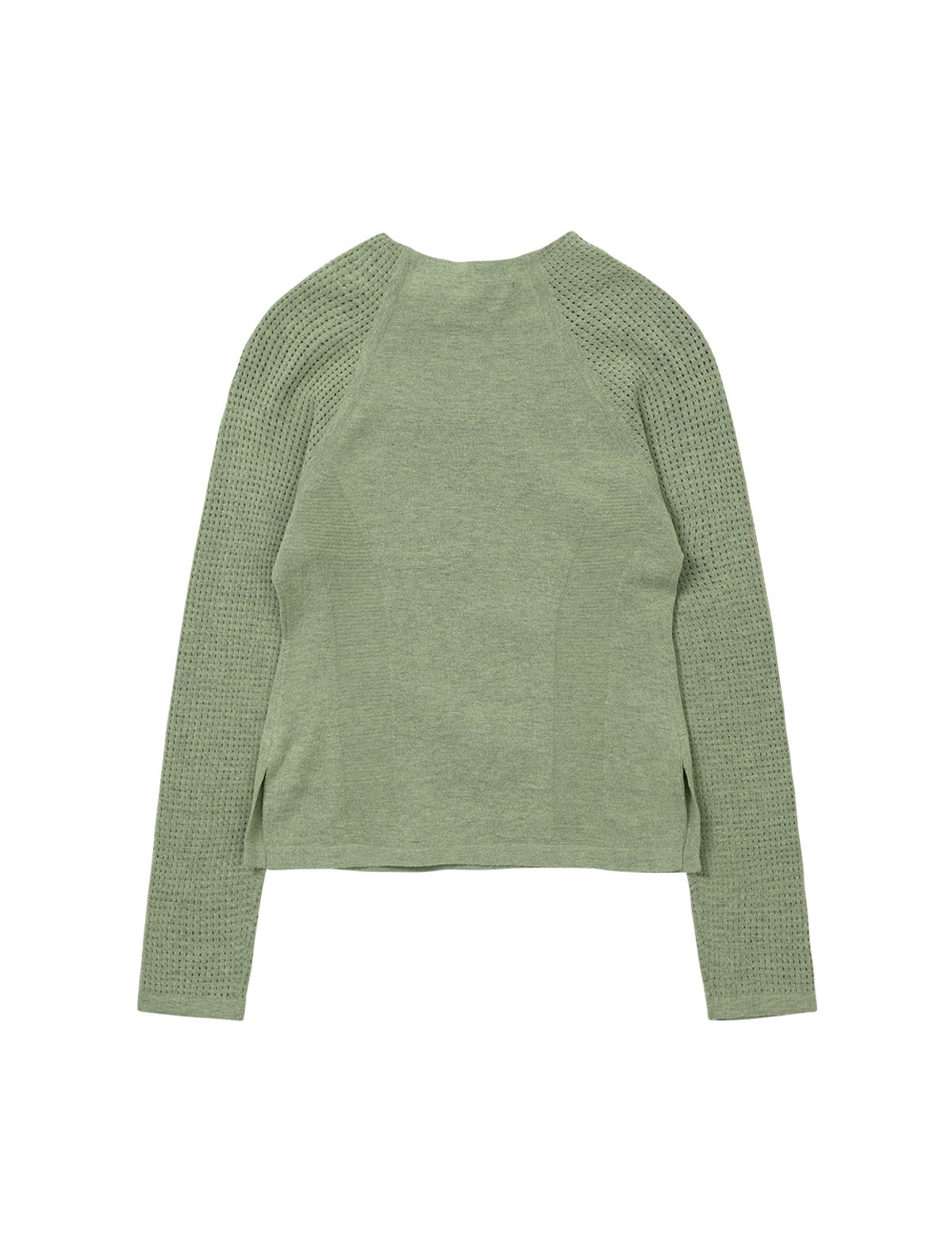 웰빙익스프레스(WELLBEING EXPRESS) Sports Knit Top Leaf Green