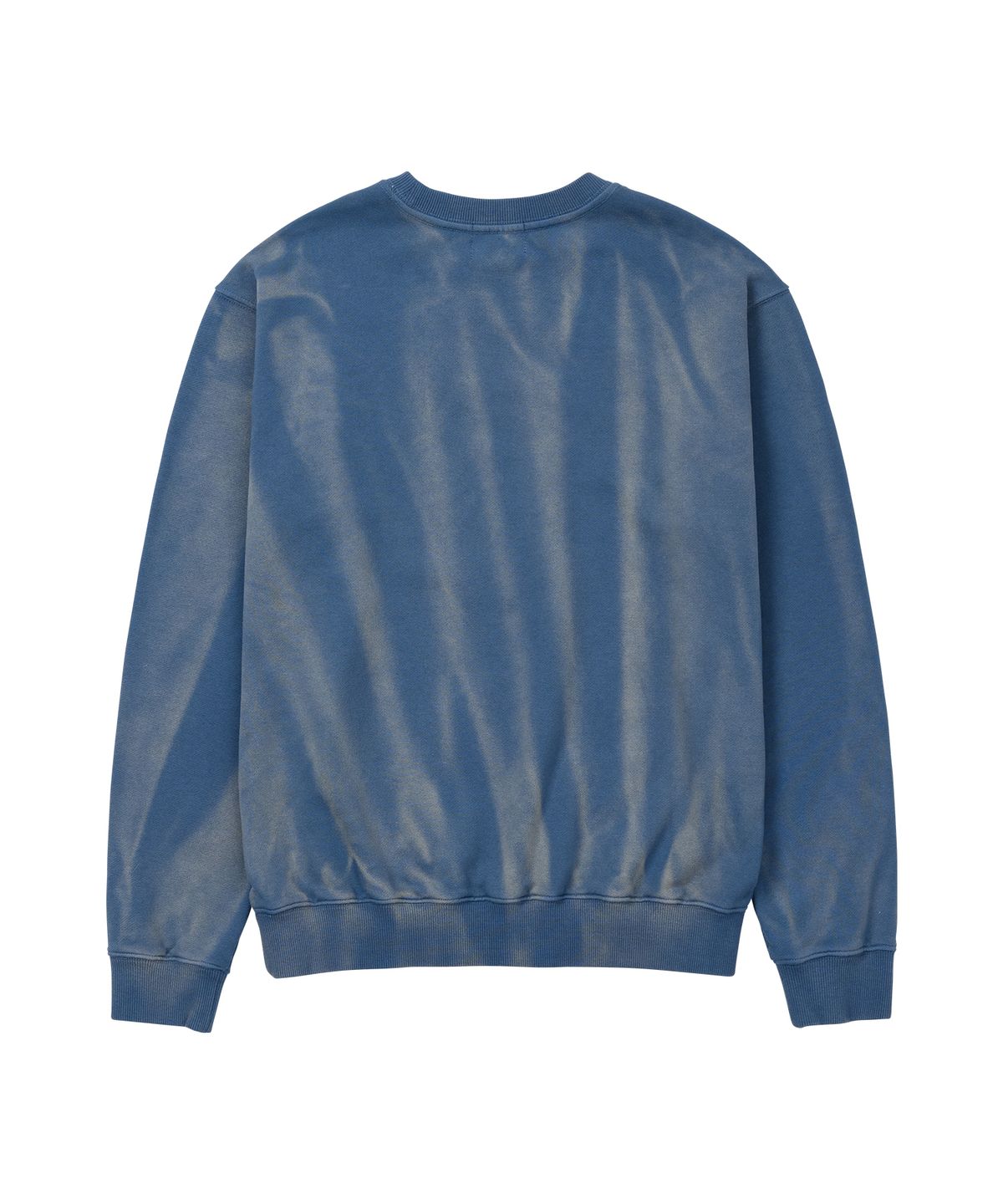 웰빙익스프레스(WELLBEING EXPRESS) Blurry Logo Sweatshirt Blue