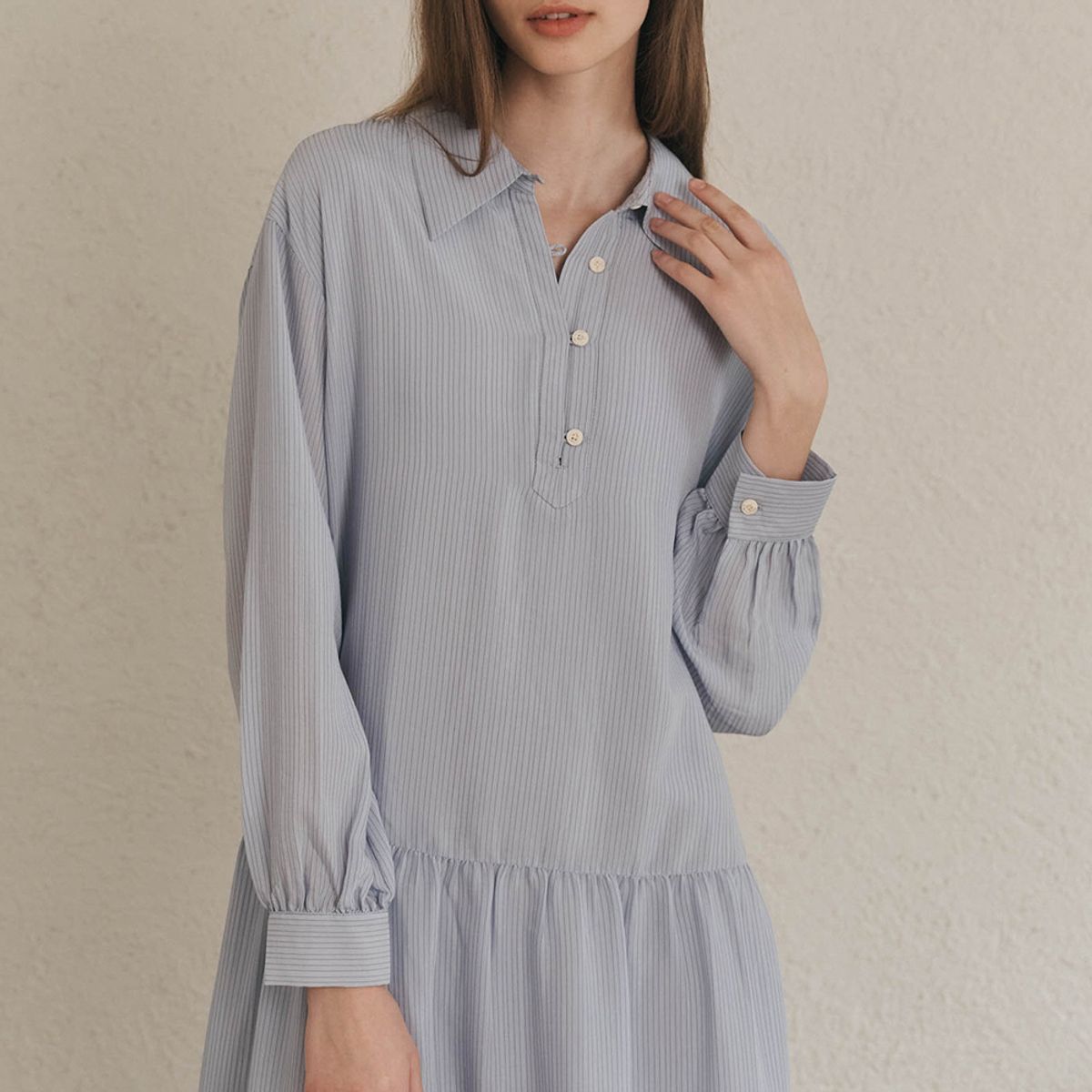 웬스데이딜라잇(WEDNESDAY DELIGHT) WD_Oversized shirt dress