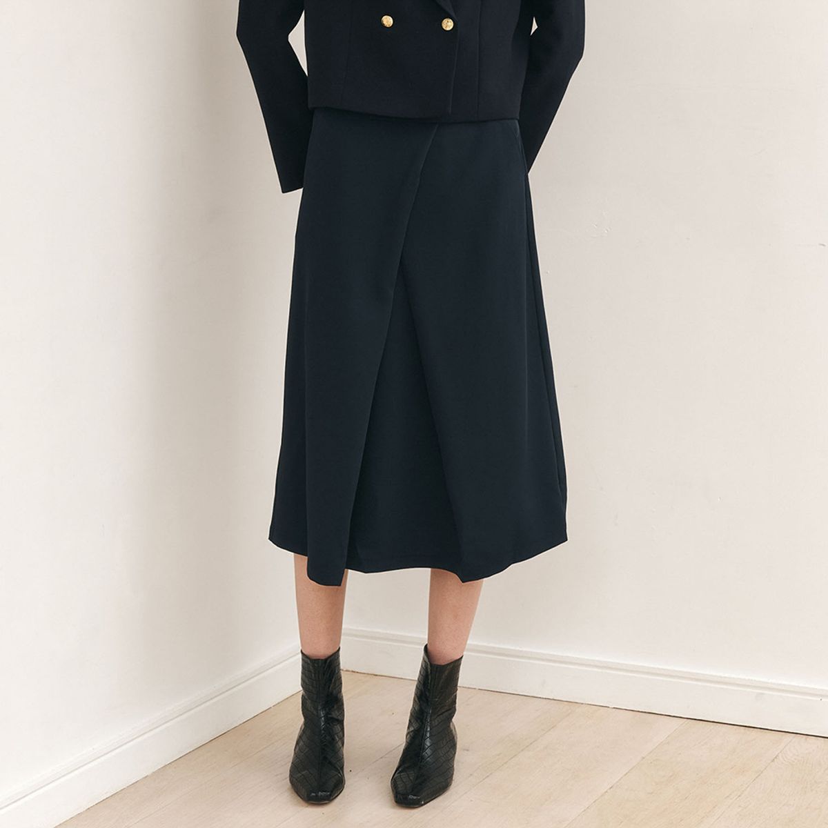 웬스데이딜라잇(WEDNESDAY DELIGHT) WD_High waist A-line skirt
