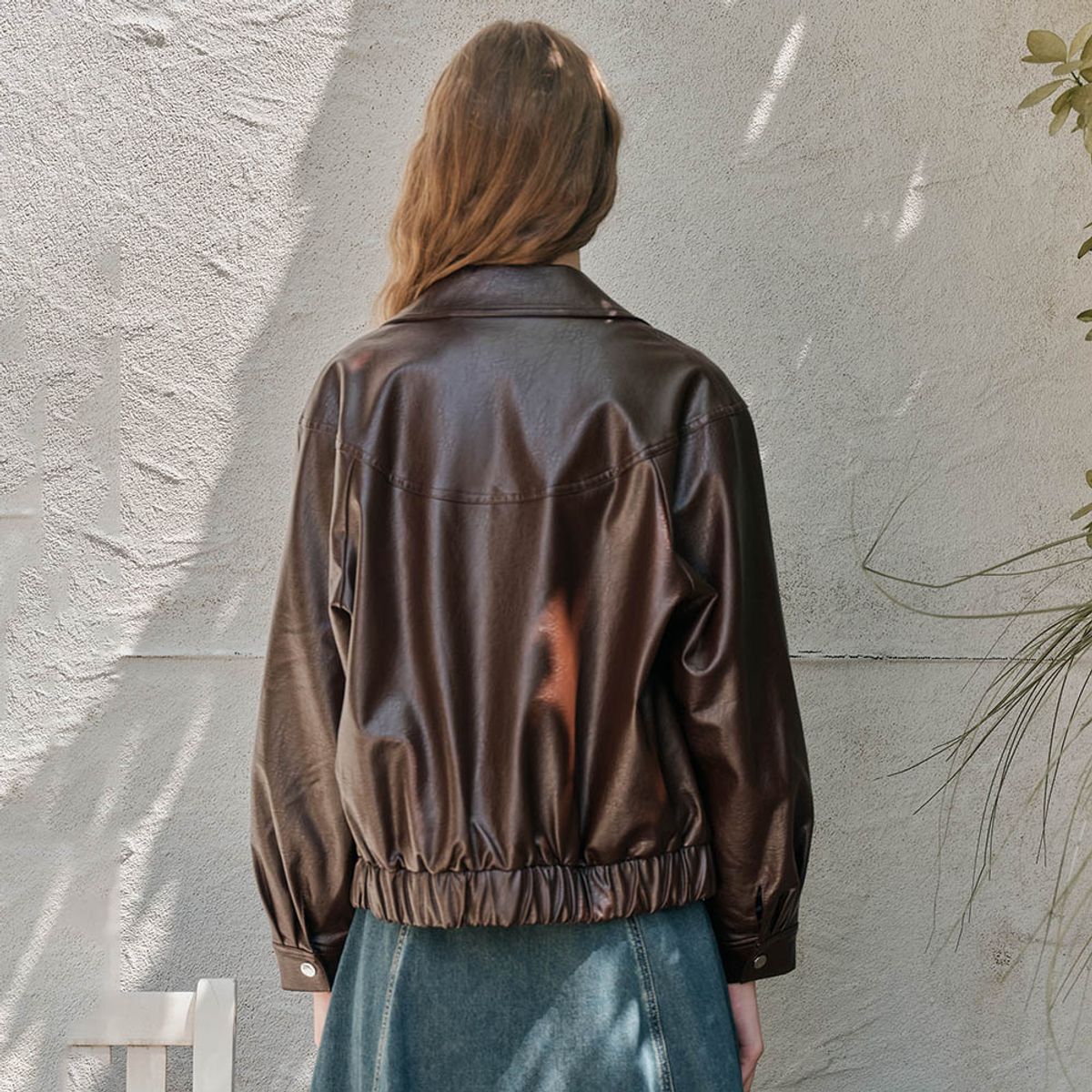 웬스데이딜라잇(WEDNESDAY DELIGHT) WD_Vintage leather jacket