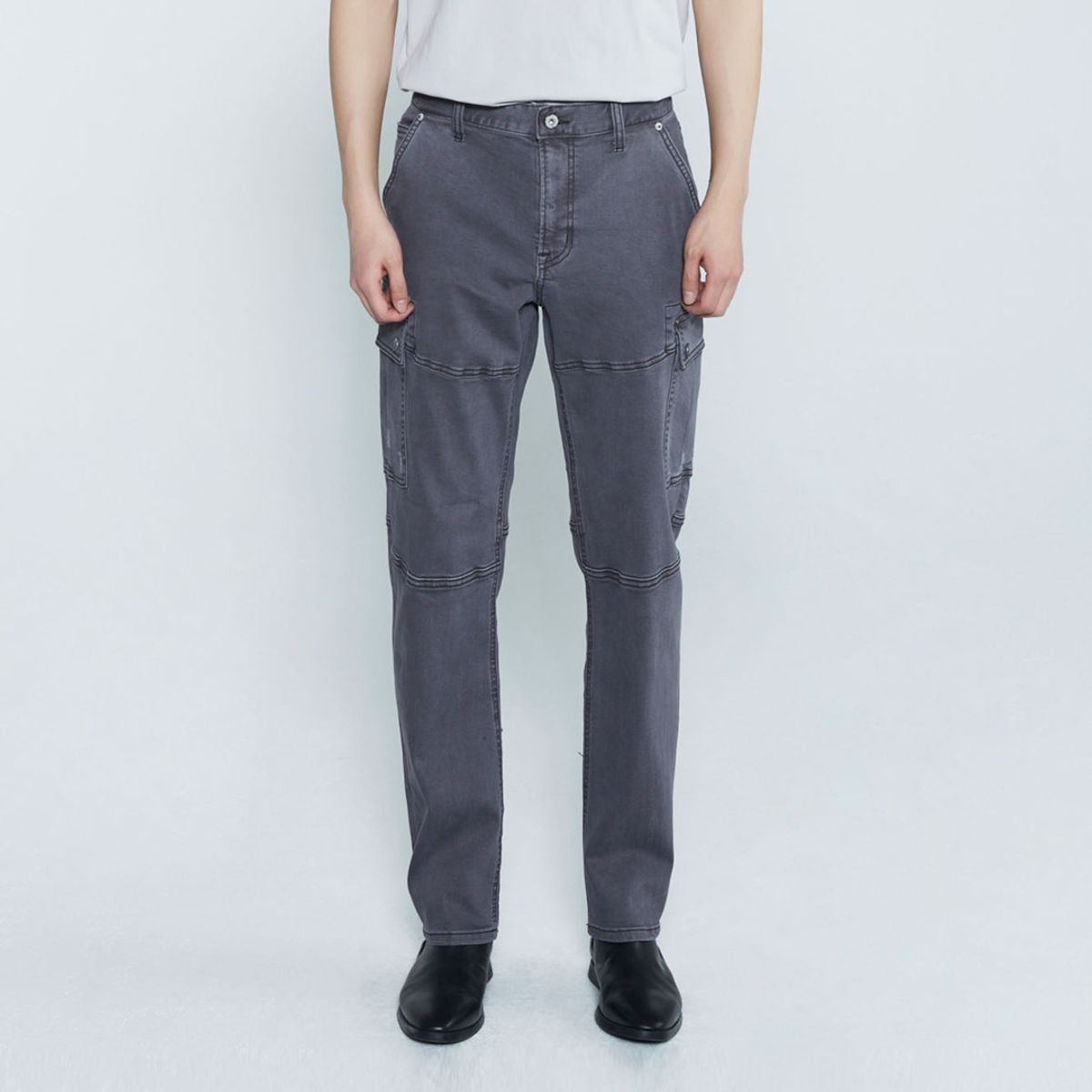 버커루(BUCKAROO) 남성 WK 카고 팬츠 차콜 그레이