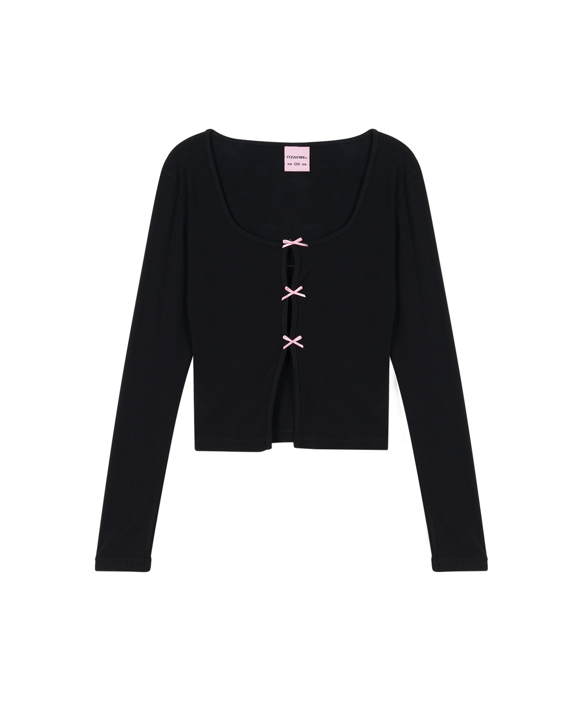 잇자바이브(ITZAVIBE) THREE RIBBON CARDIGAN