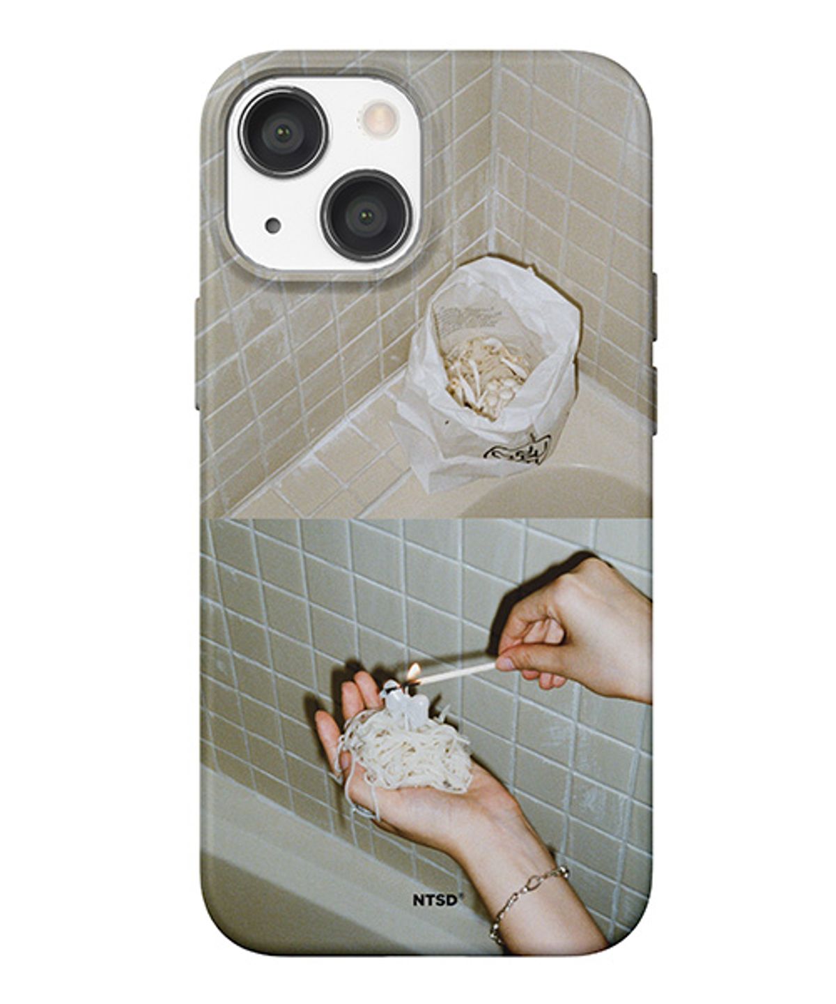 누아트 스튜디오(NUART STUDIO) [08 Slurp Cake]아이폰/갤럭시 차일드후드 디자인 무광 하드케이스