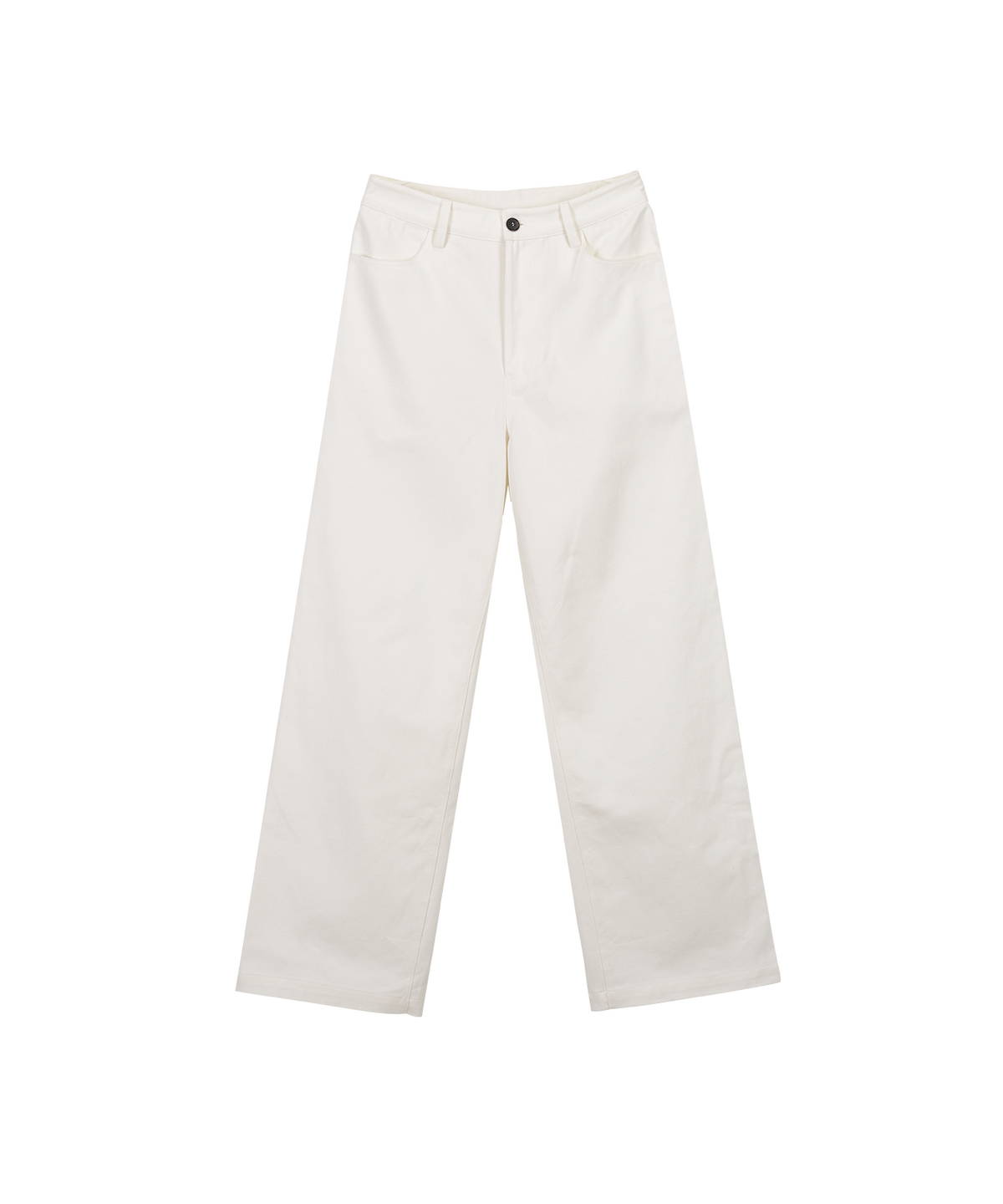 잇자바이브(ITZAVIBE) LETTERING CHINO PANTS - WHITE