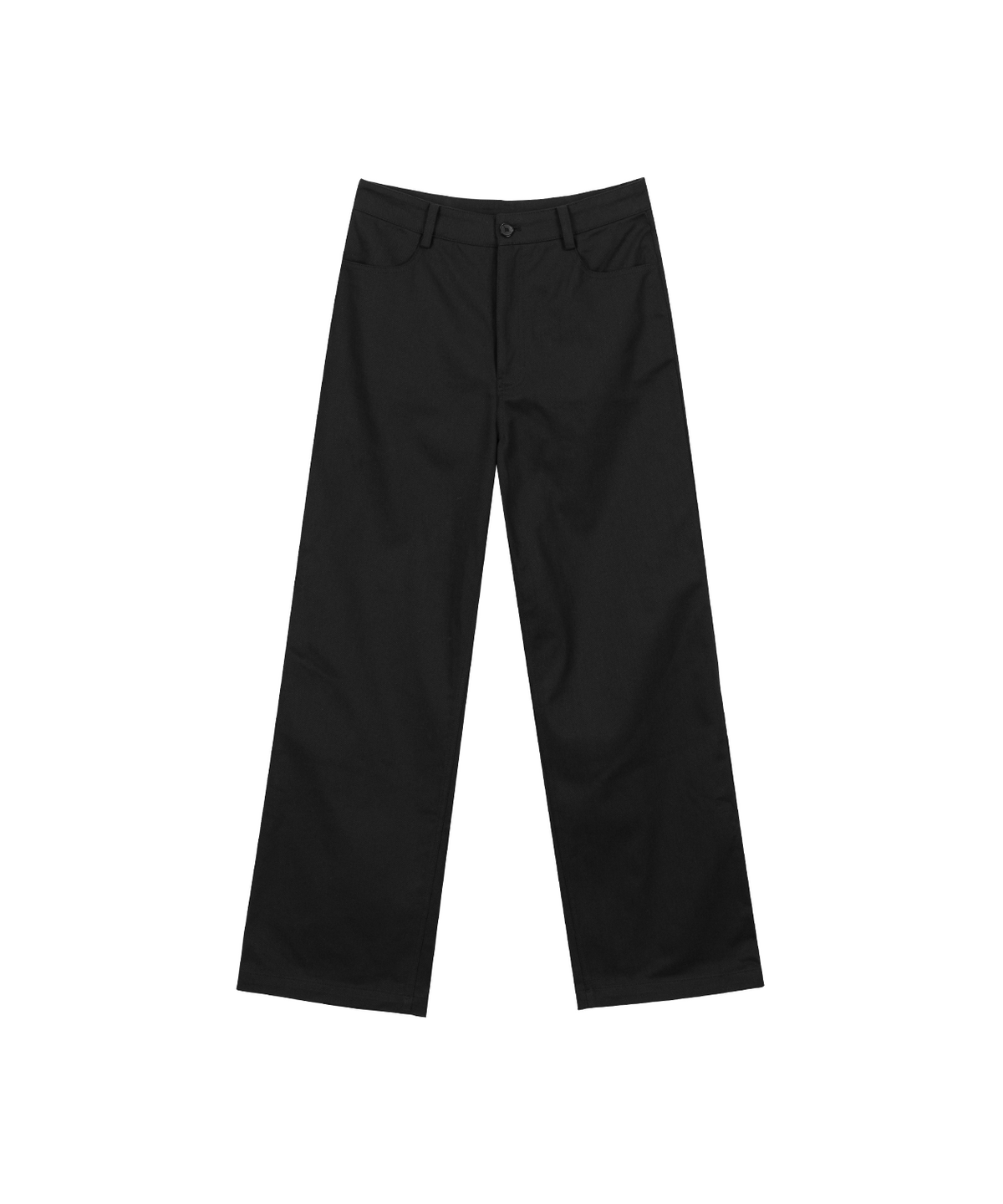 잇자바이브(ITZAVIBE) LETTERING CHINO PANTS - BLACK