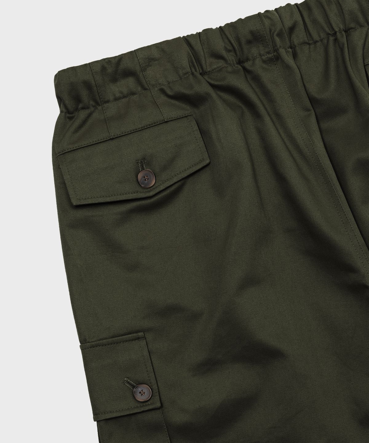 카네이테이(KANEITEI) WIDE CARGO PANTS (OLIVE DRAB)