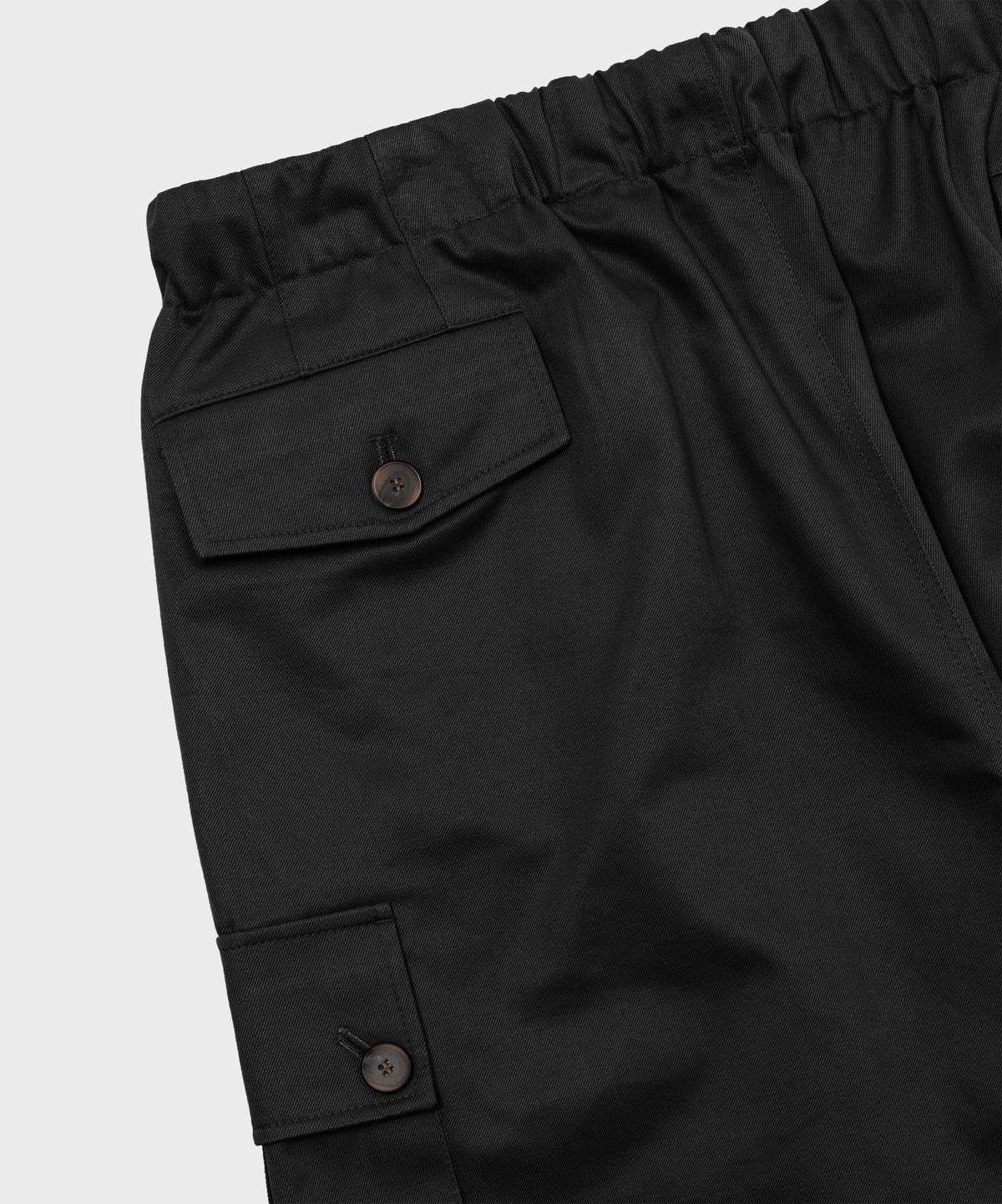 카네이테이(KANEITEI) WIDE CARGO PANTS (BLACK)