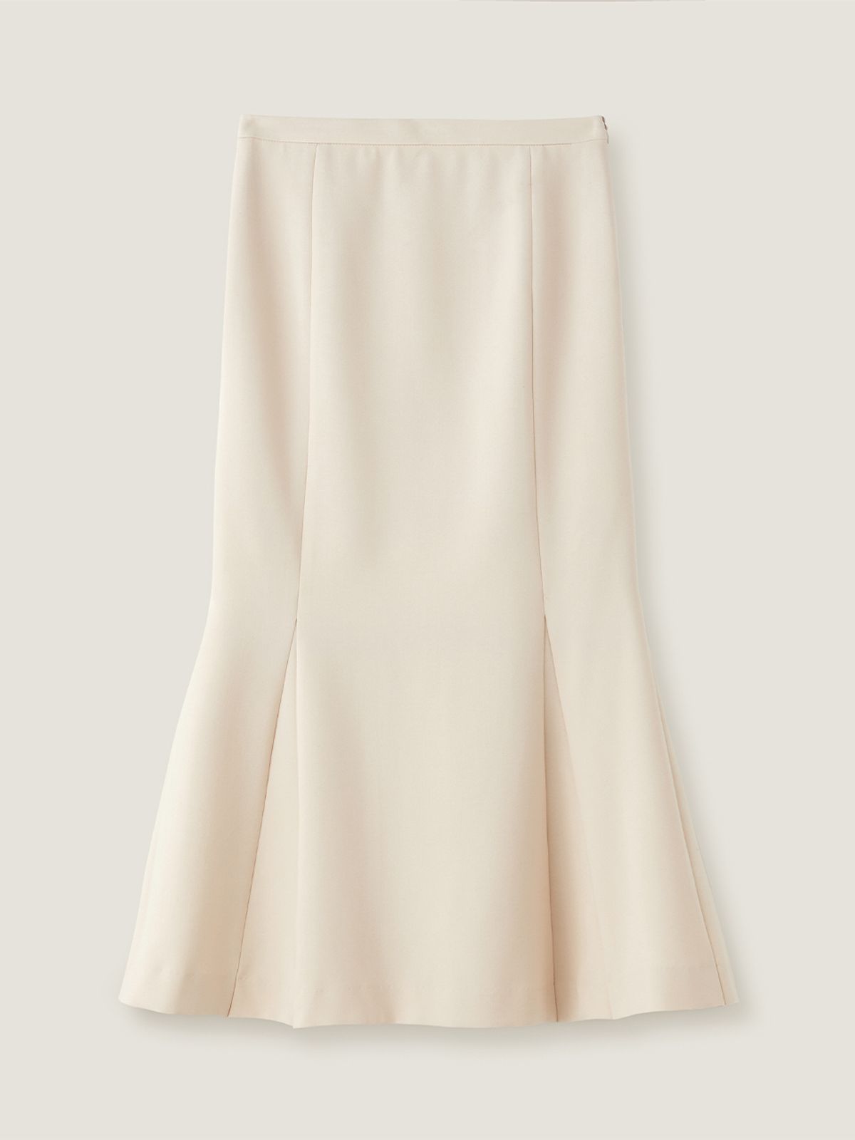 비뮤즈맨션(BEMUSE MANSION) Maret mermaid skirt - Cream beige