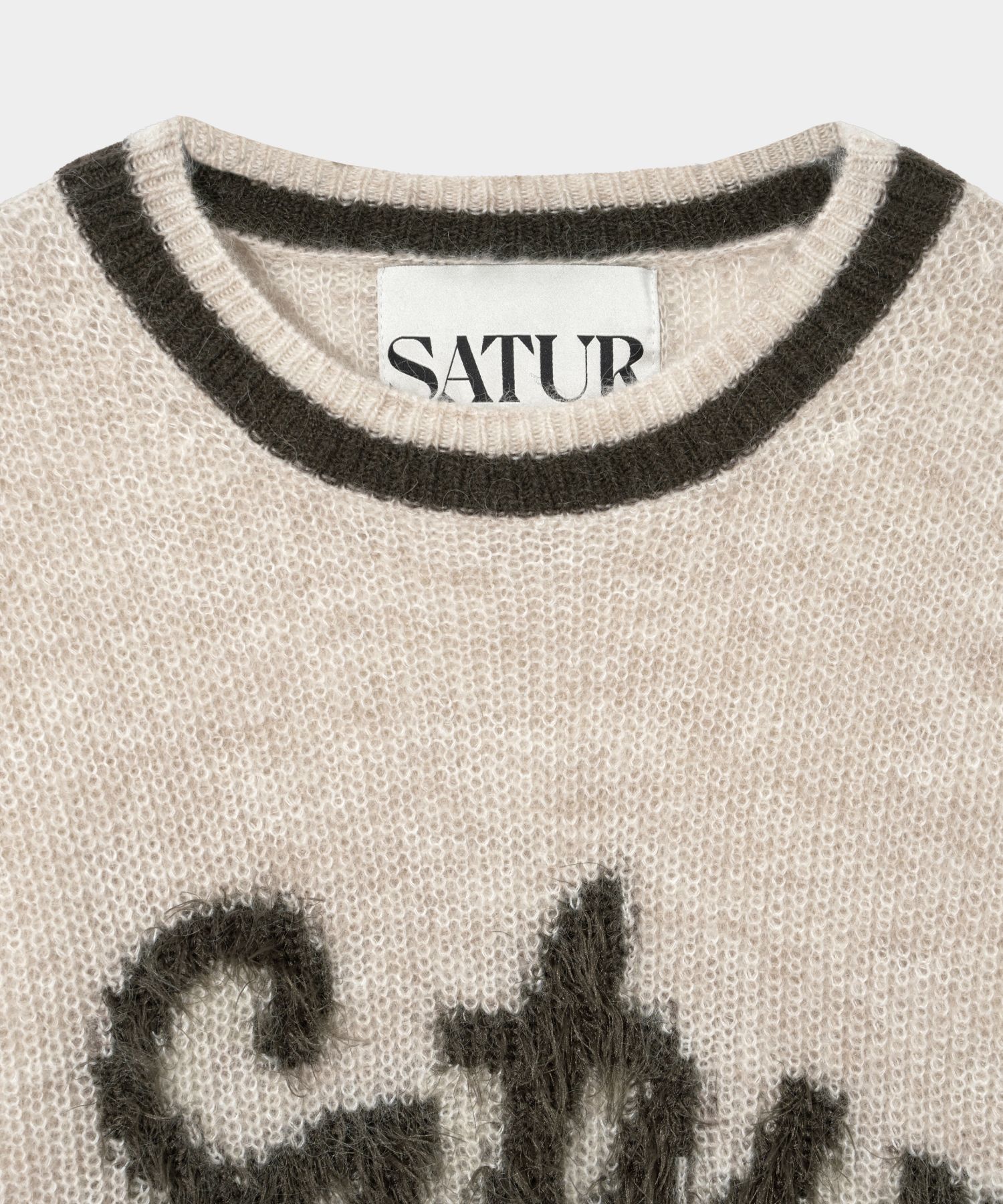 ★SATUR★韓国★ニット★大人気★Round Neck Mohair Logo Knit org.jpg
